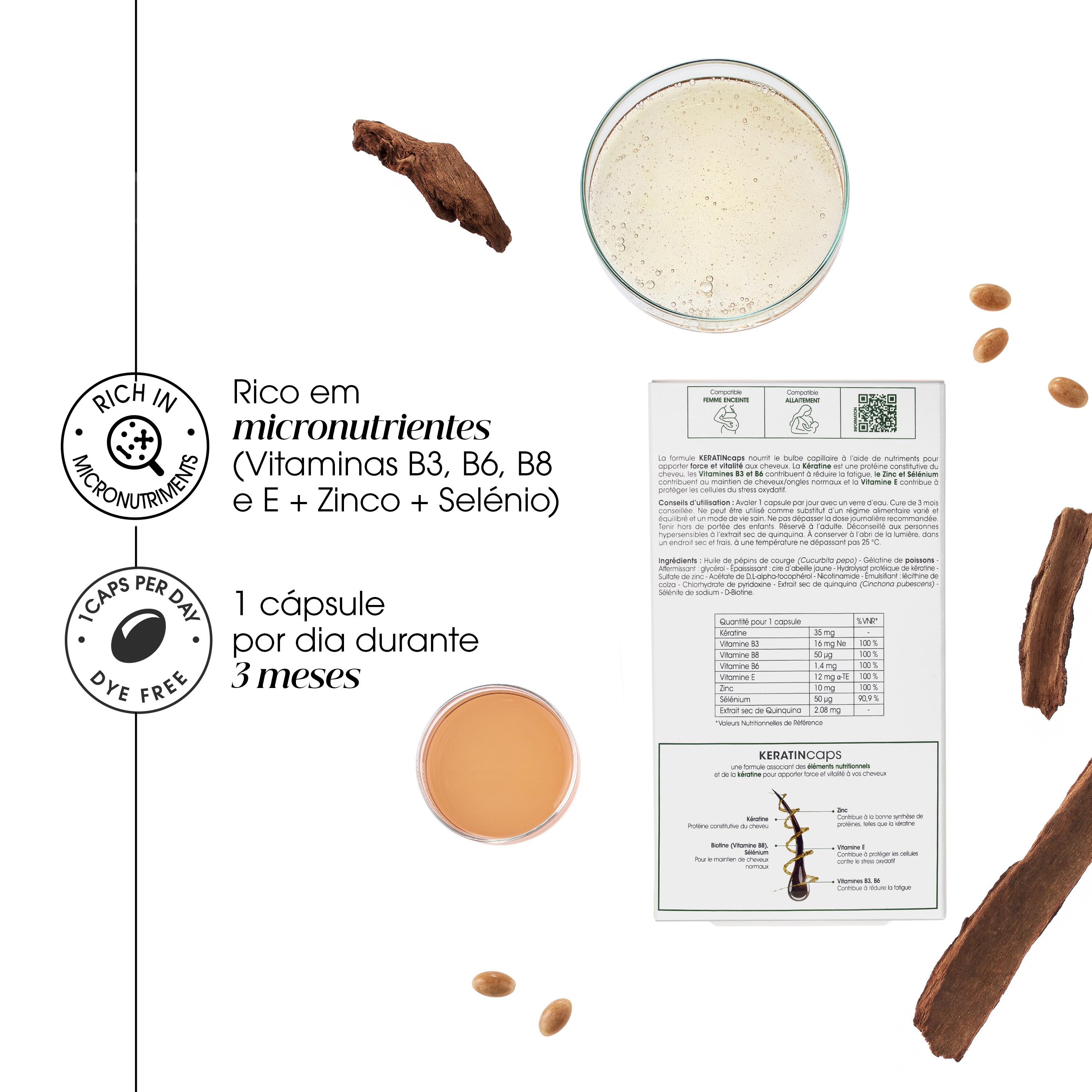 Klorane Capilar Keratincaps 90 Cápsulas - Farmácia Garcia