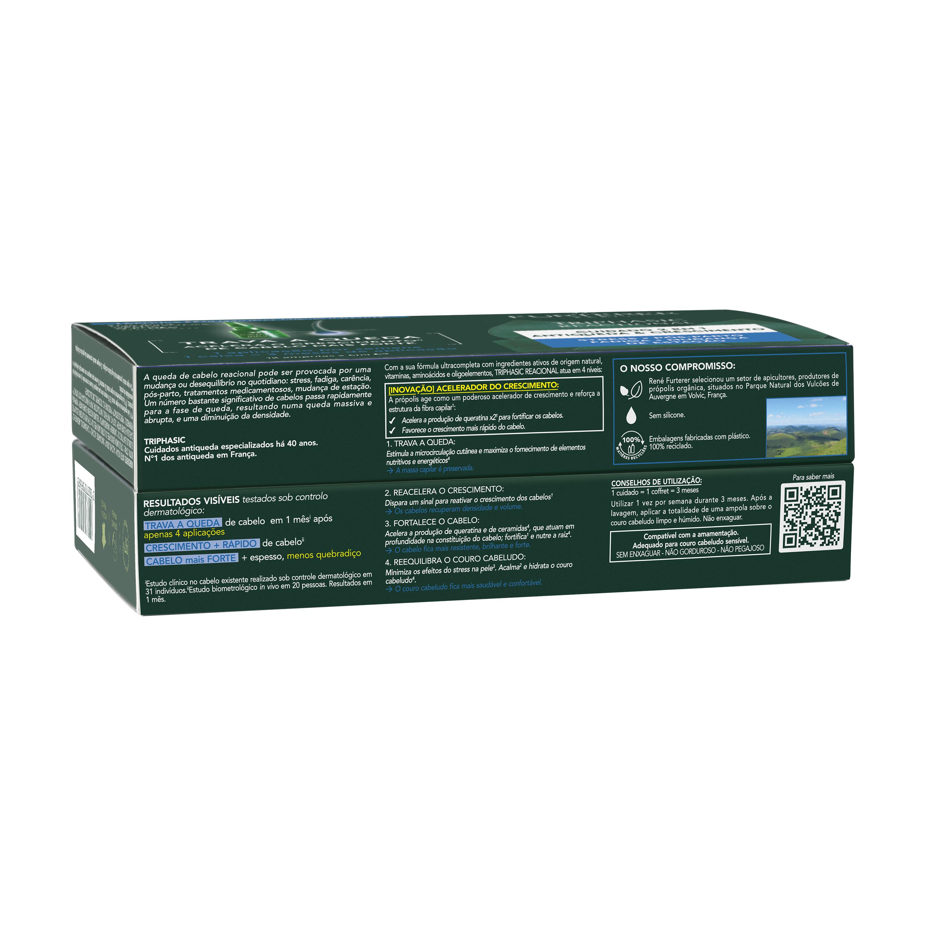 Rene Furterer Triphasic Ampolas Queda Reacional Promocional Oferta Champo Triphasic 100ml - Farmácia Garcia