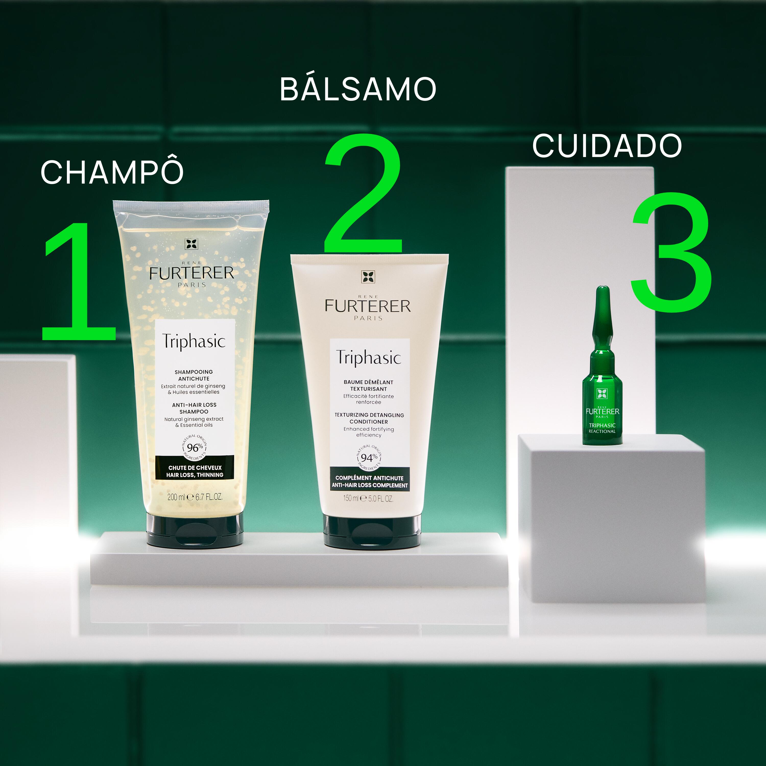 Rene Furterer Triphasic Ampolas Queda Reacional Promocional Oferta Champo Triphasic 100ml - Farmácia Garcia