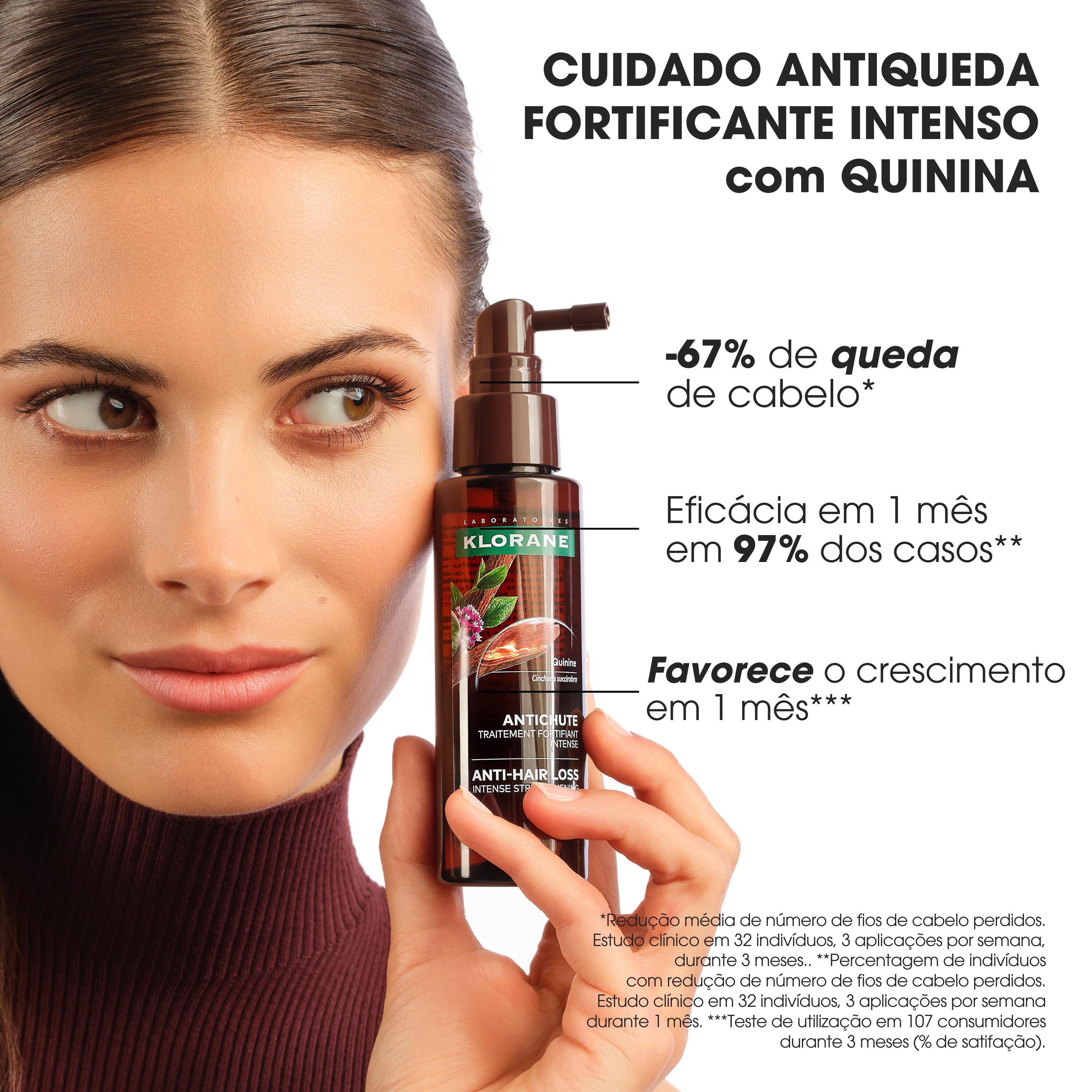 Klorane Capilar AntiQueda Cuidado Fortificante Quinina Sérum 100ml - Farmácia Garcia