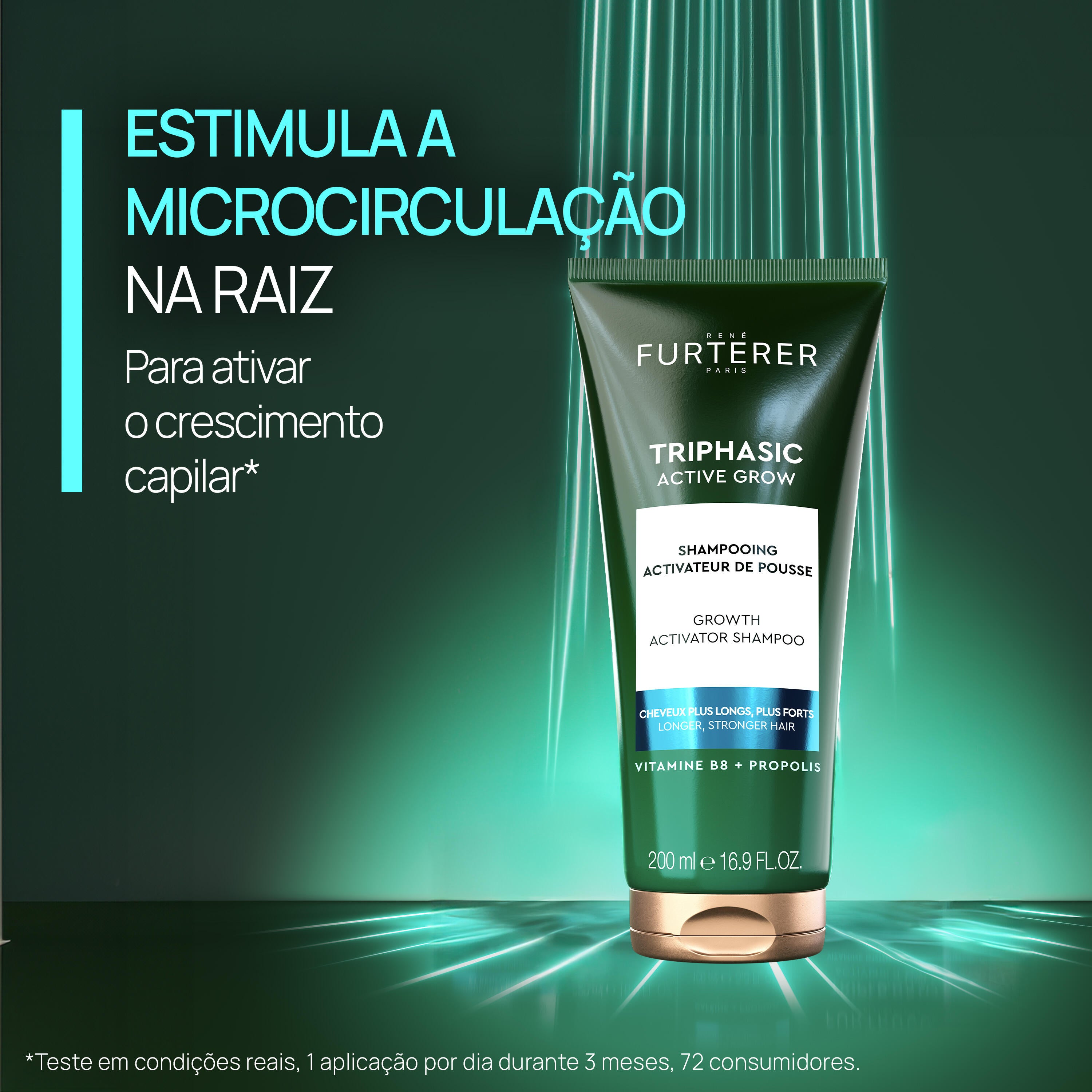 Rene Furterer Triphasic Active Grow Champô 200ml