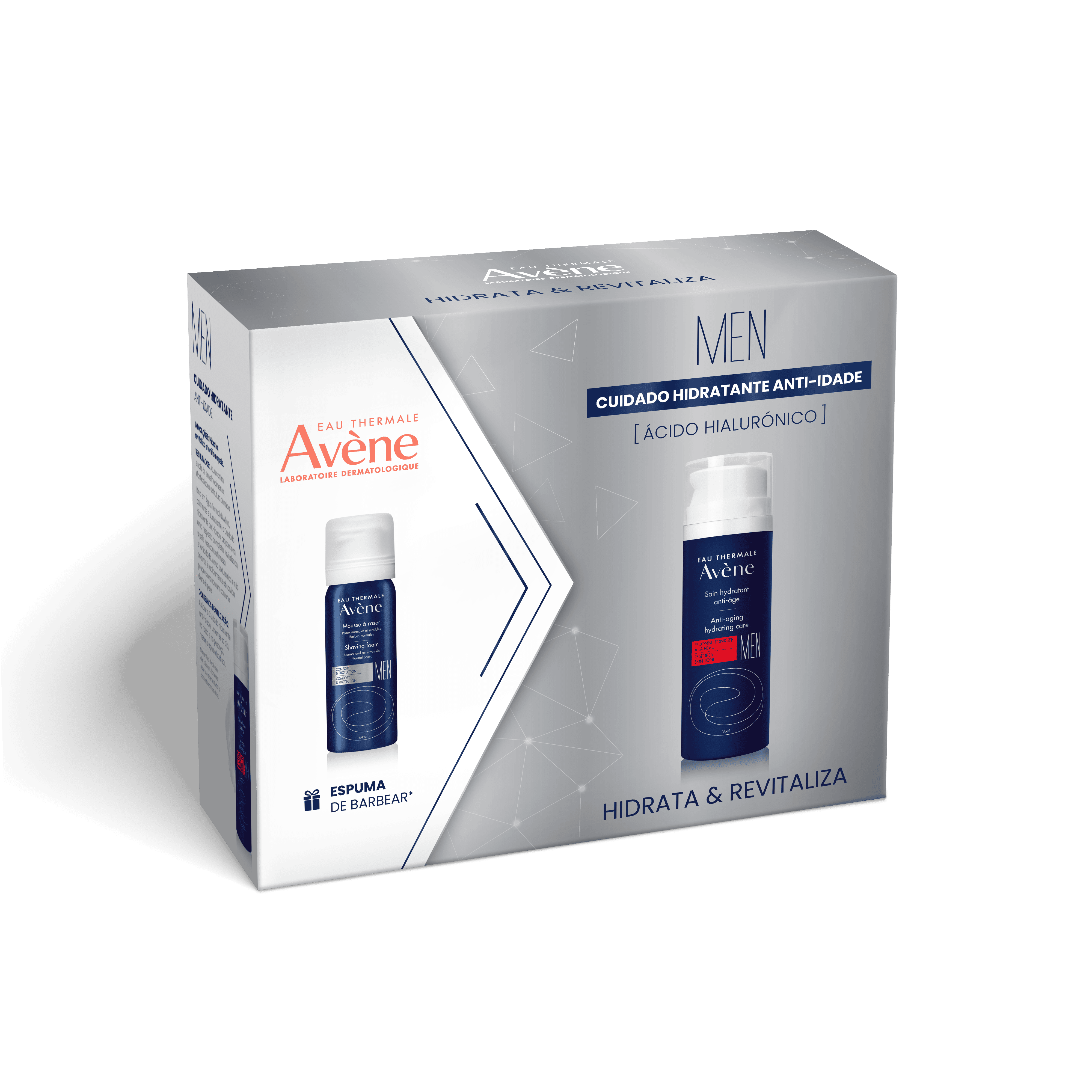 Avène Coffret Men Cuidado Hidratante Anti-Idade Hidrata & Revitaliza