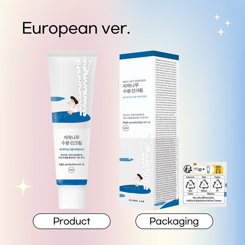 ROUND LAB Birch Juice Moisturizing Sun Cream SPF50+ 50ml