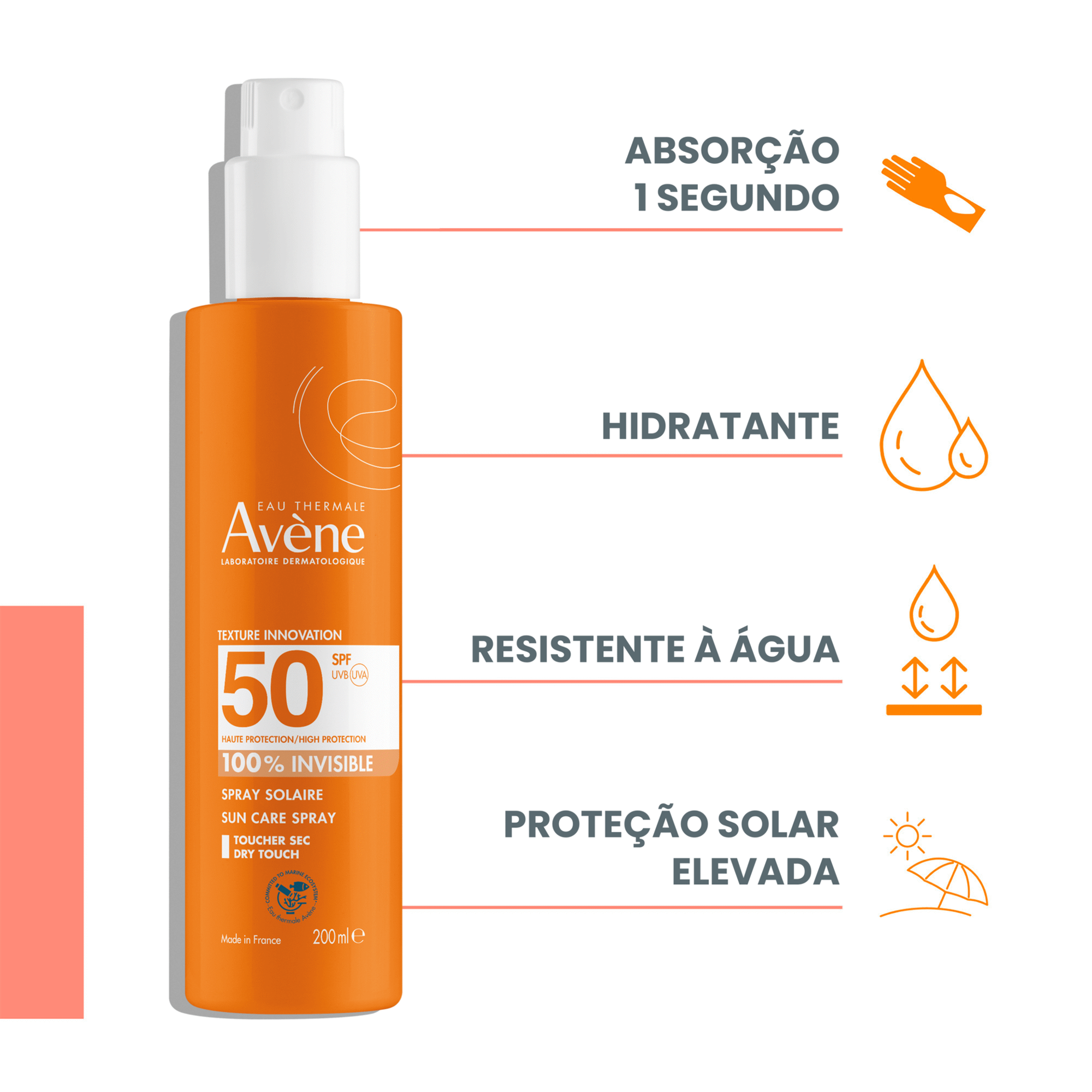 Avene Solar Spray SPF50 200ml