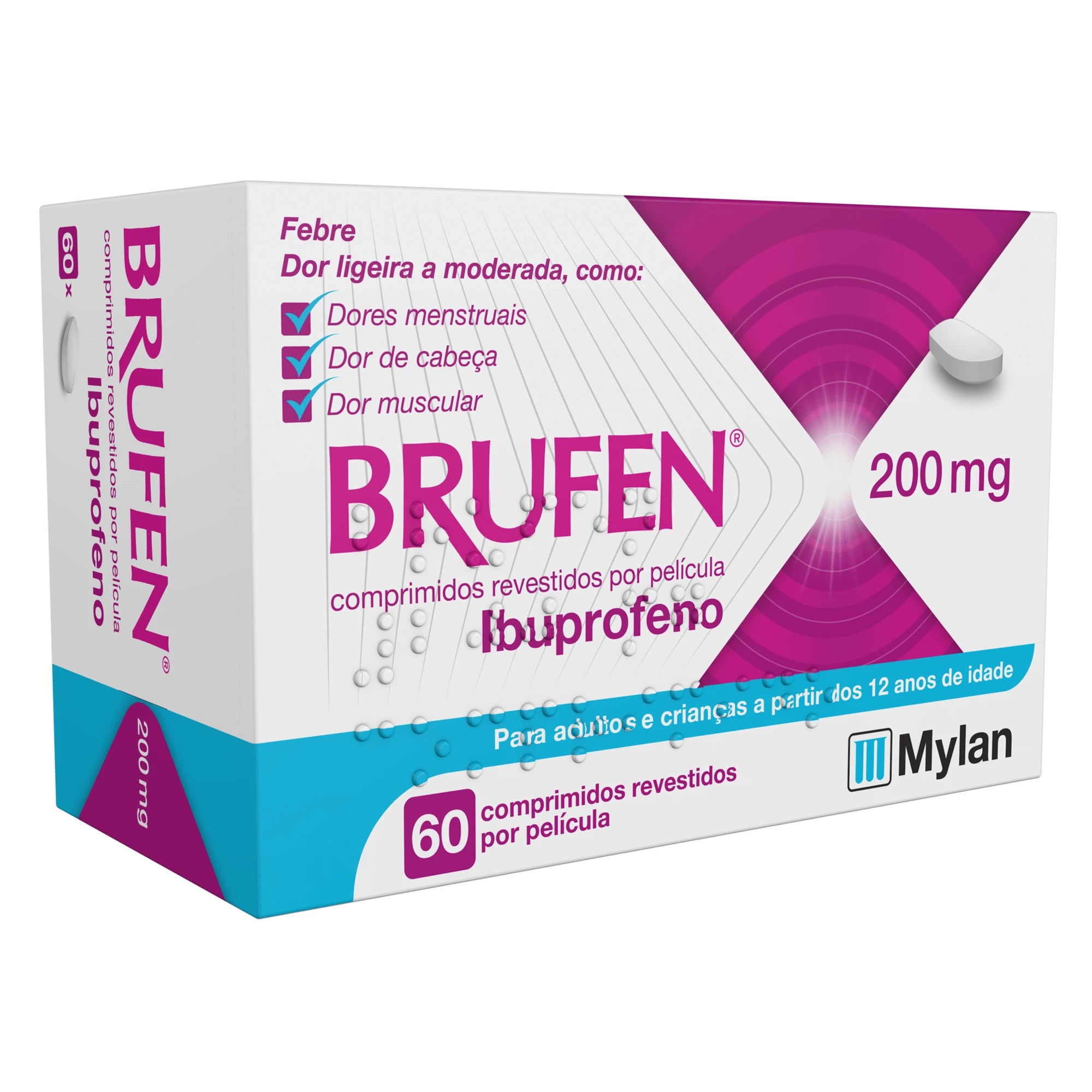 BRUFEN 200mg 60 Comprimidos Revestidos