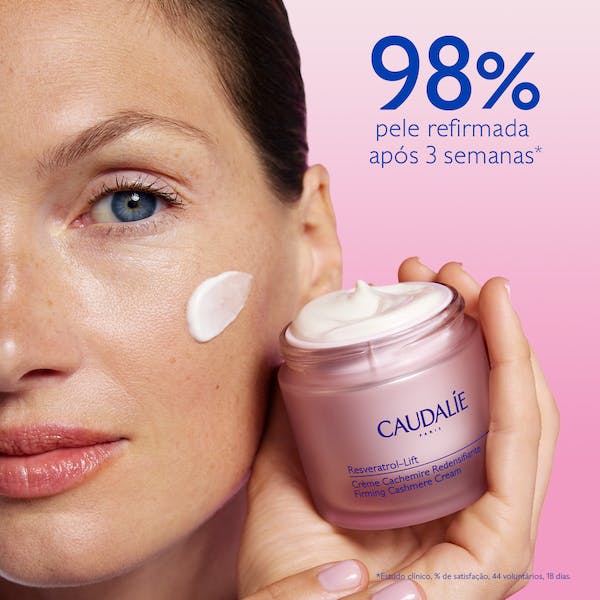 Caudalie Resveratrol Lift Creme Caxemira Redensificador Recarga 50ml - Farmácia Garcia