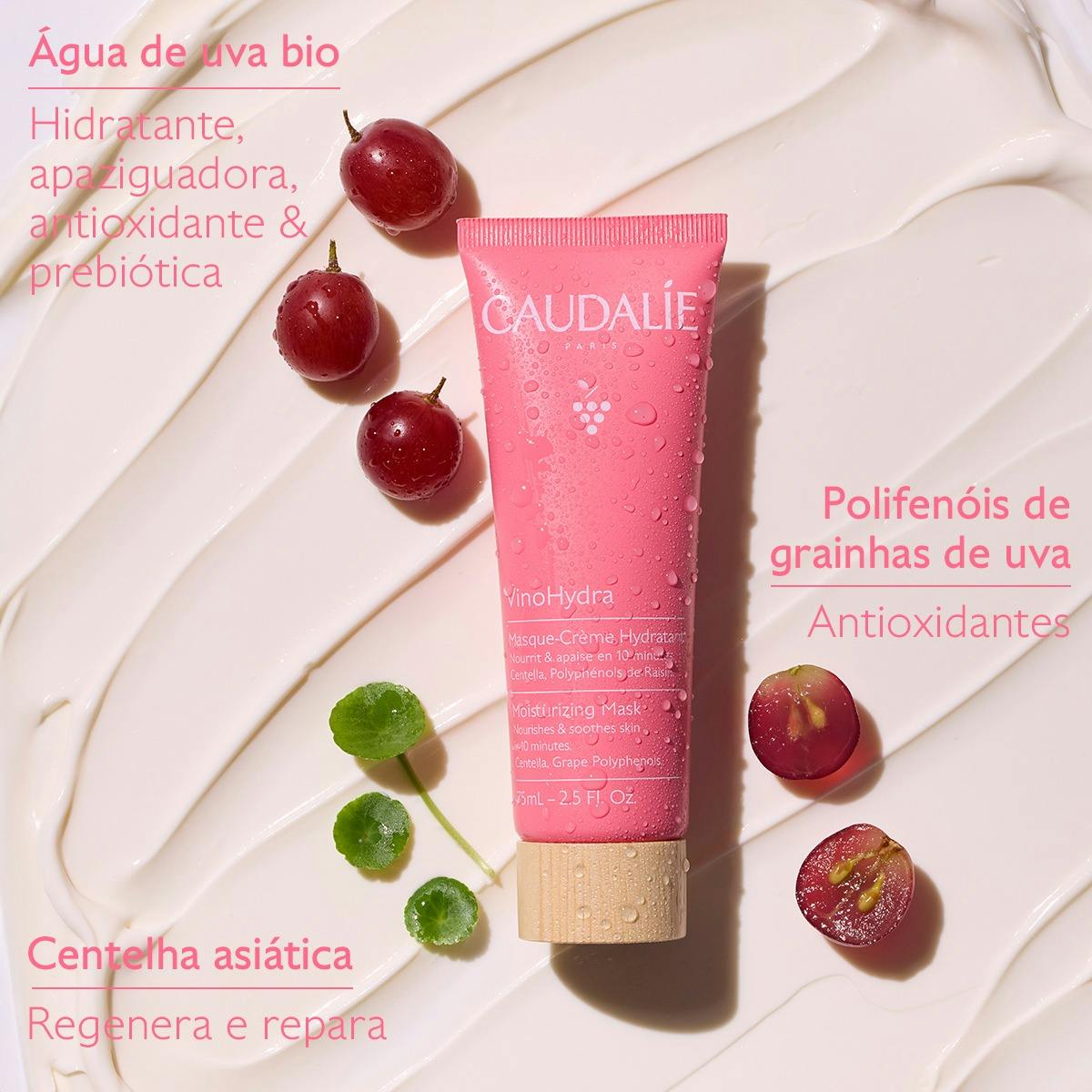 Caudalie VinoHydra Máscara Creme 75ml - Farmácia Garcia