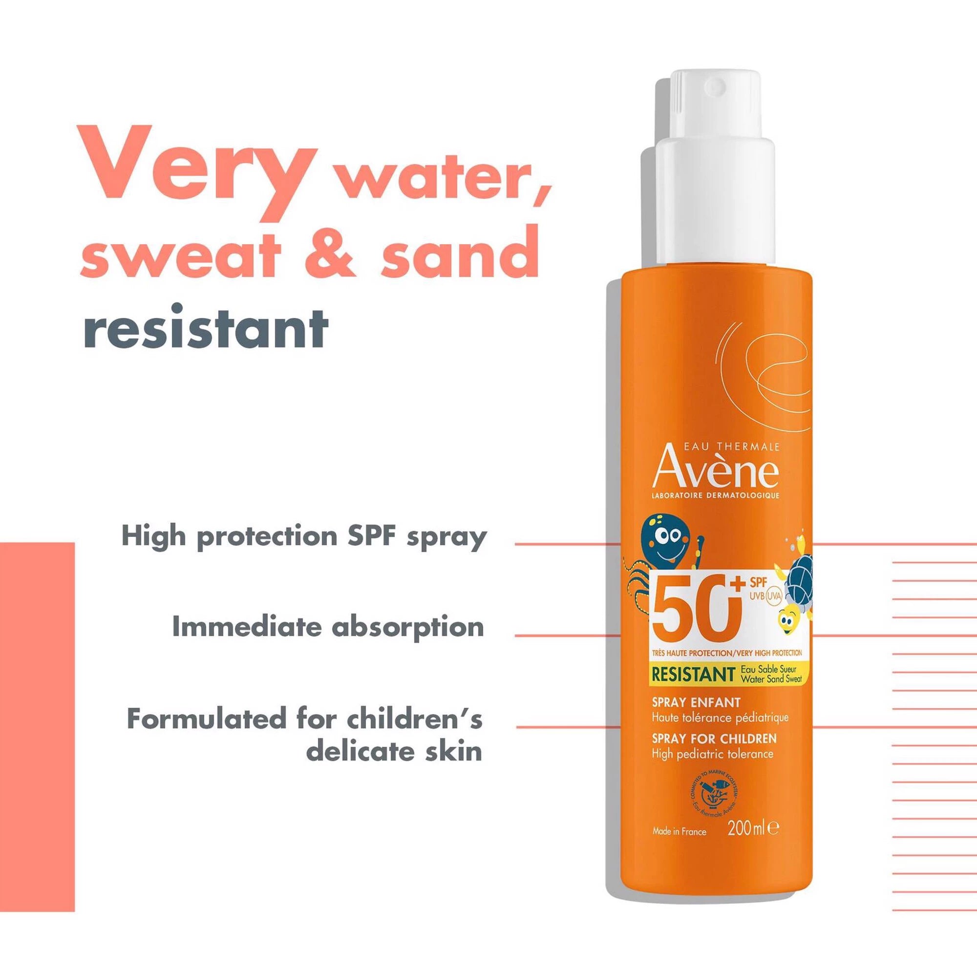 Avene Solar Criança SPF50+ Spray 200ml - Farmácia Garcia