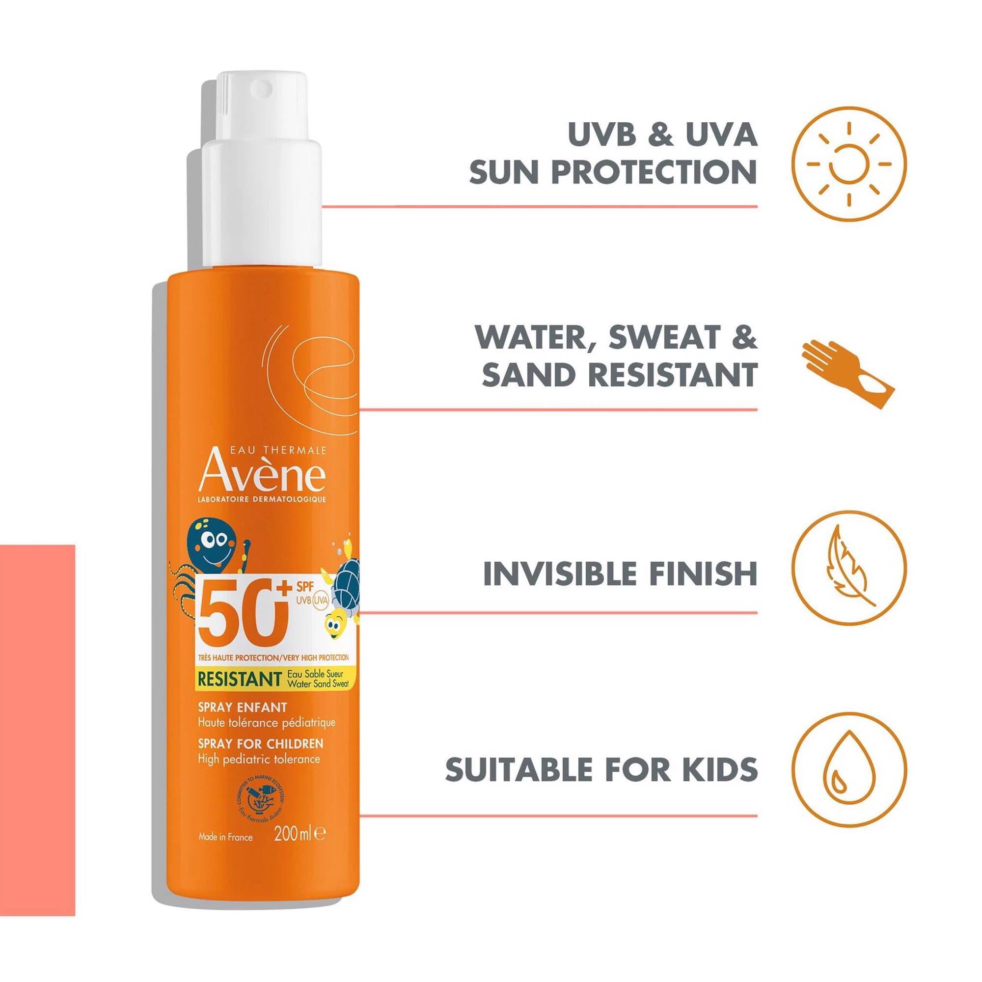 Avene Solar Criança SPF50+ Spray 200ml - Farmácia Garcia