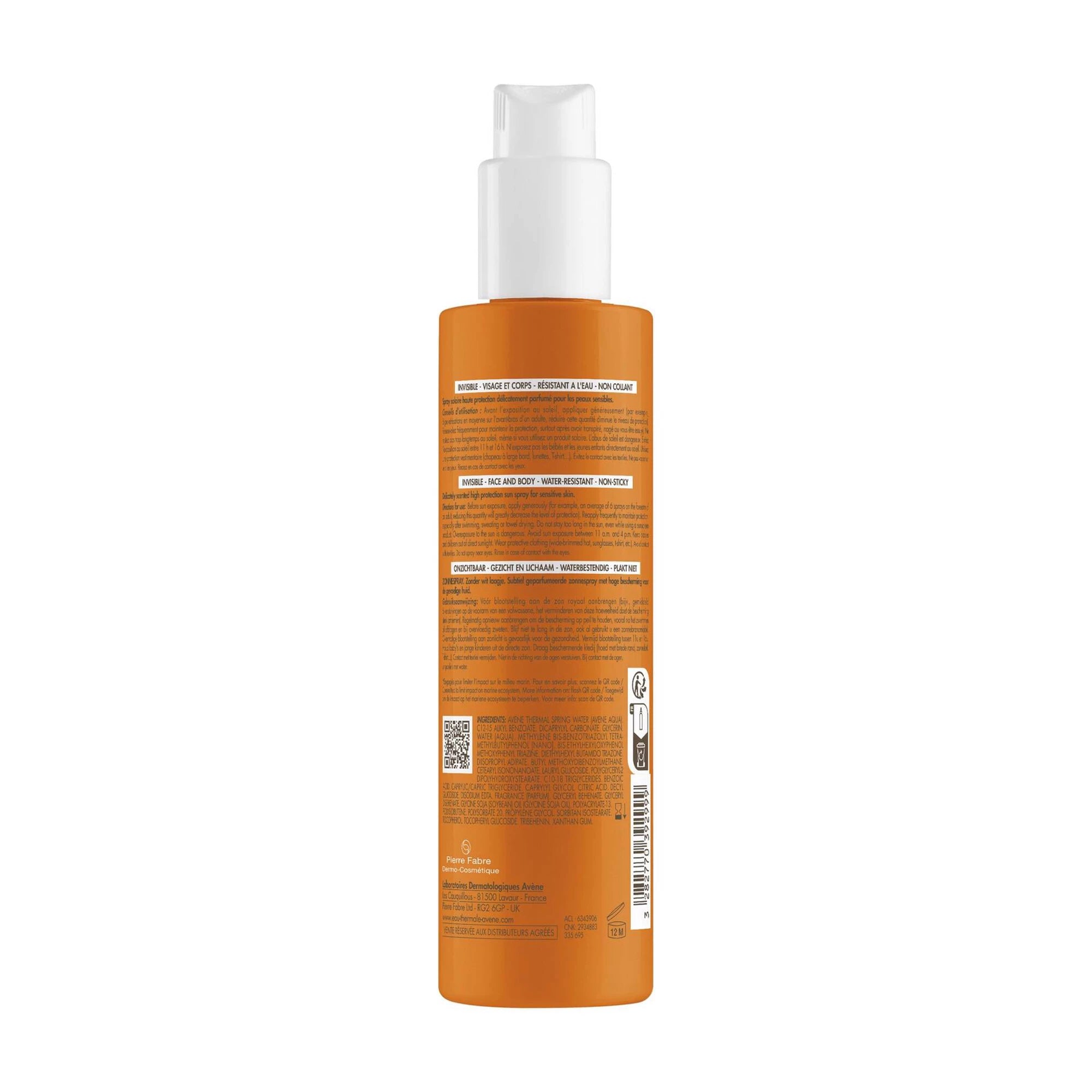 Avène Solar Spf30 Spray 200ml