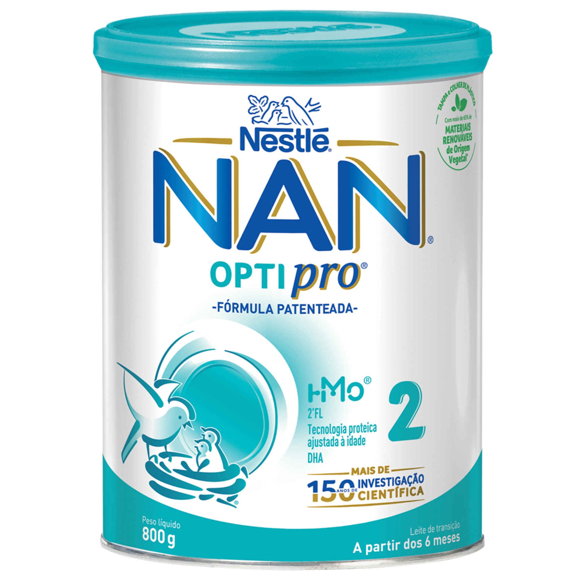 Nan Optipro 2 Leite Transição 800g - Farmácia Garcia