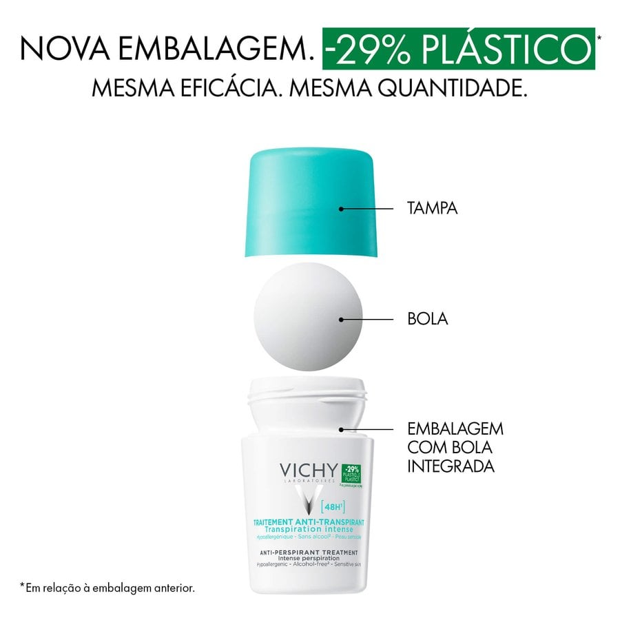 Deo Roll On Transpiração Intensa 50ml