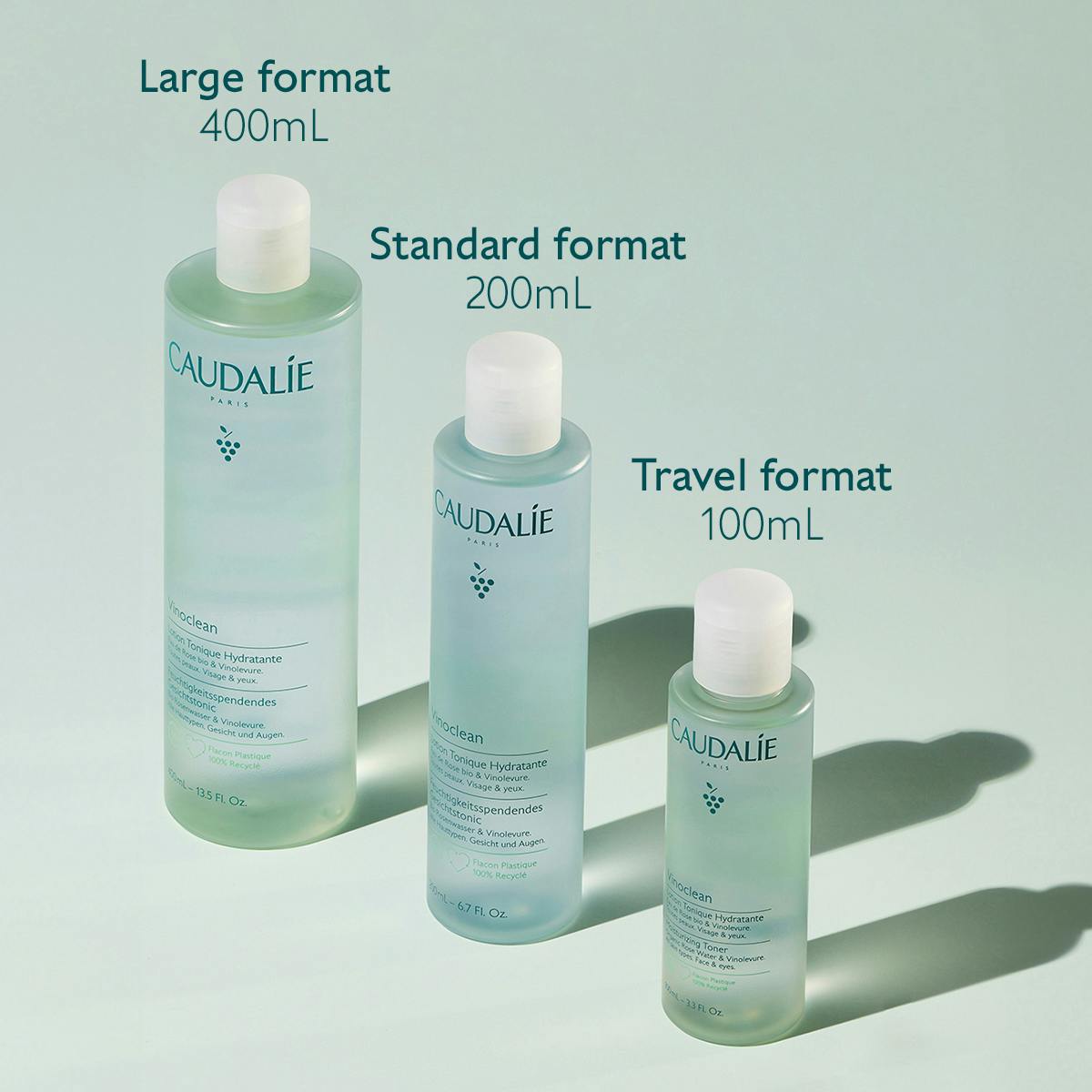 Caudalie Vinoclean Loção Tónica Hidratante 400ml
