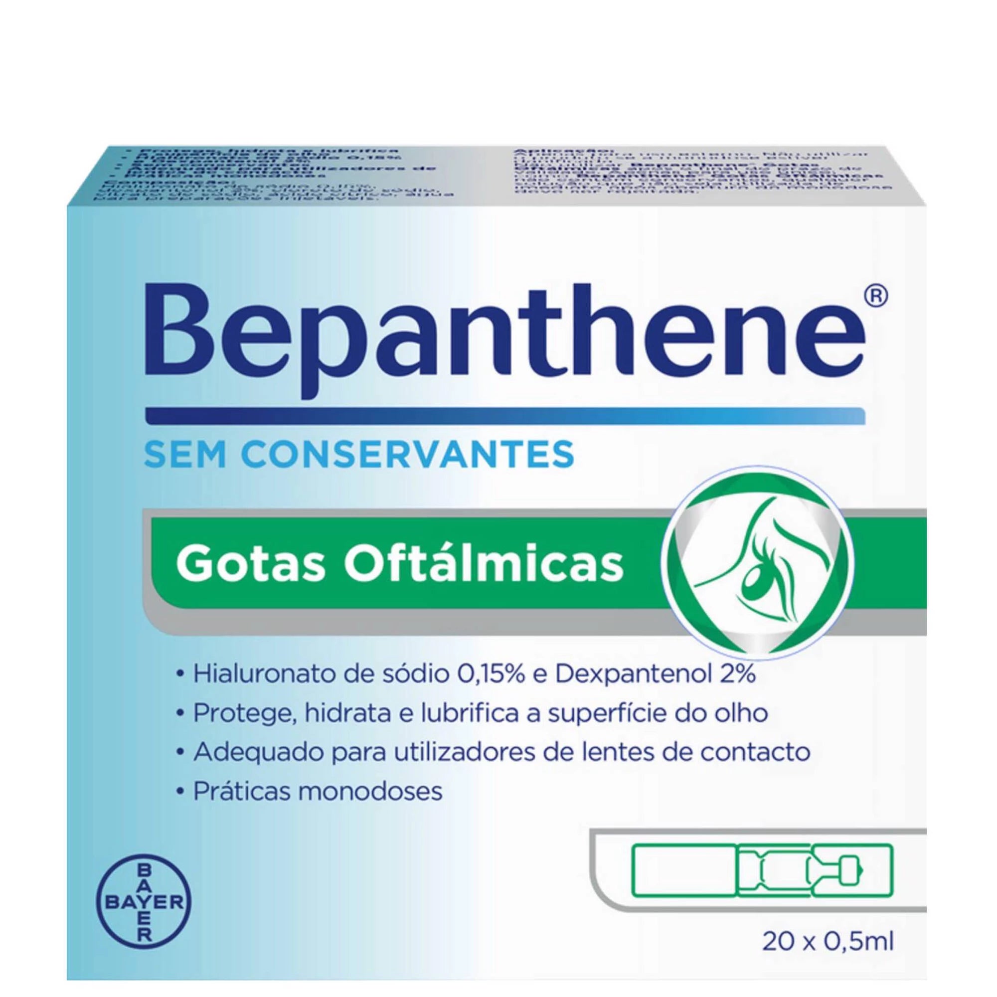 Bepanthene Gotas Oftálmicas 20 Monodoses 0.5ml