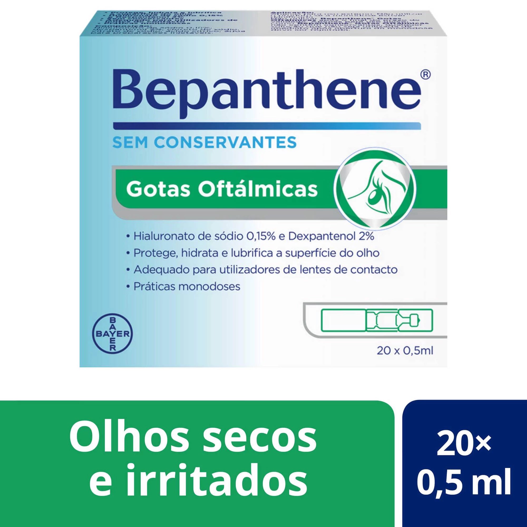 Bepanthene Gotas Oftálmicas 20 Monodoses 0.5ml