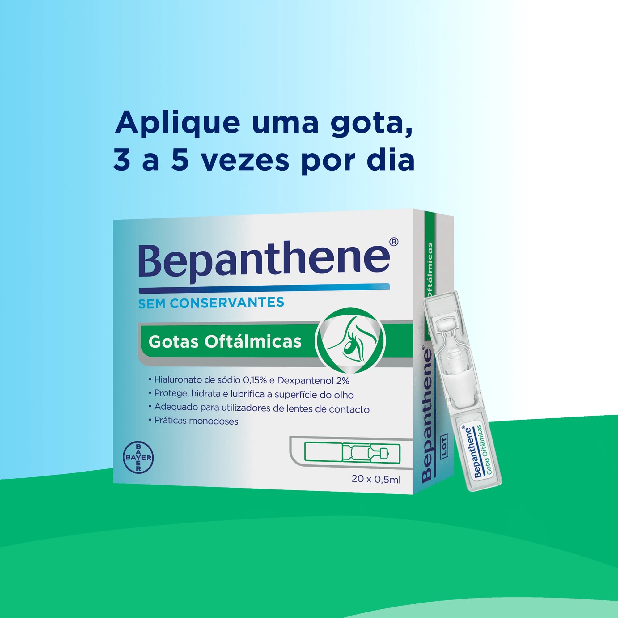 Bepanthene Gotas Oftálmicas 20 Monodoses 0.5ml