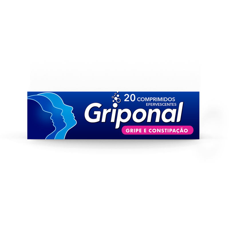 Griponal 20 Comprimidos Efervescentes 4/500mg - Farmácia Garcia