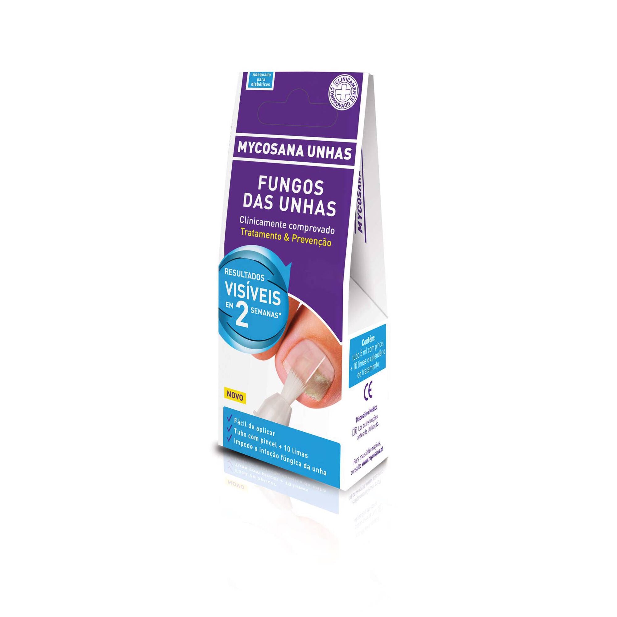 Mycosana Unhas 5ml de solução + 10 limas descartáveis