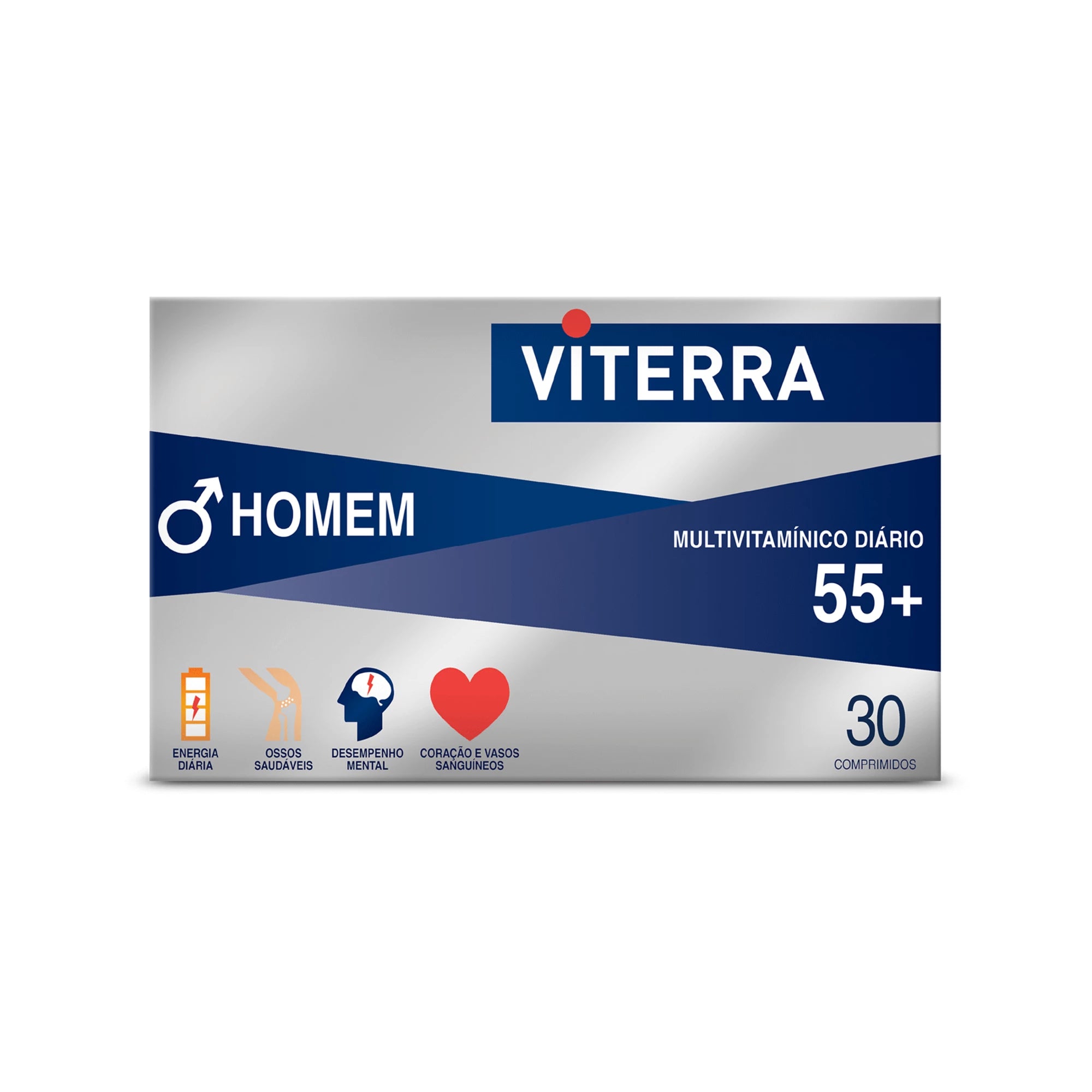 Viterra Homem Platinum 55+ 30 Comprimidos - Farmácia Garcia