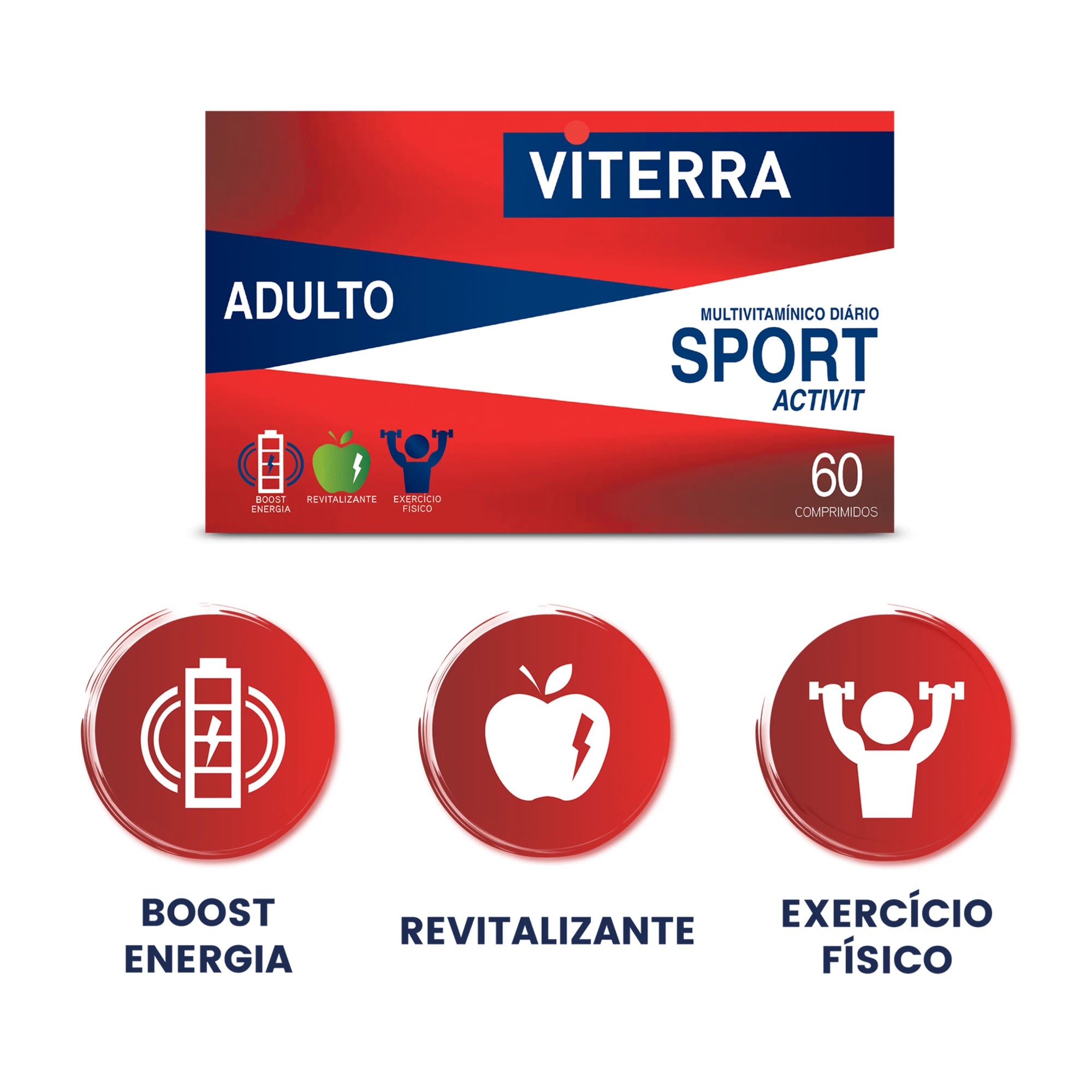 Viterra Sport Activit Adulto 60 Comprimidos - Farmácia Garcia