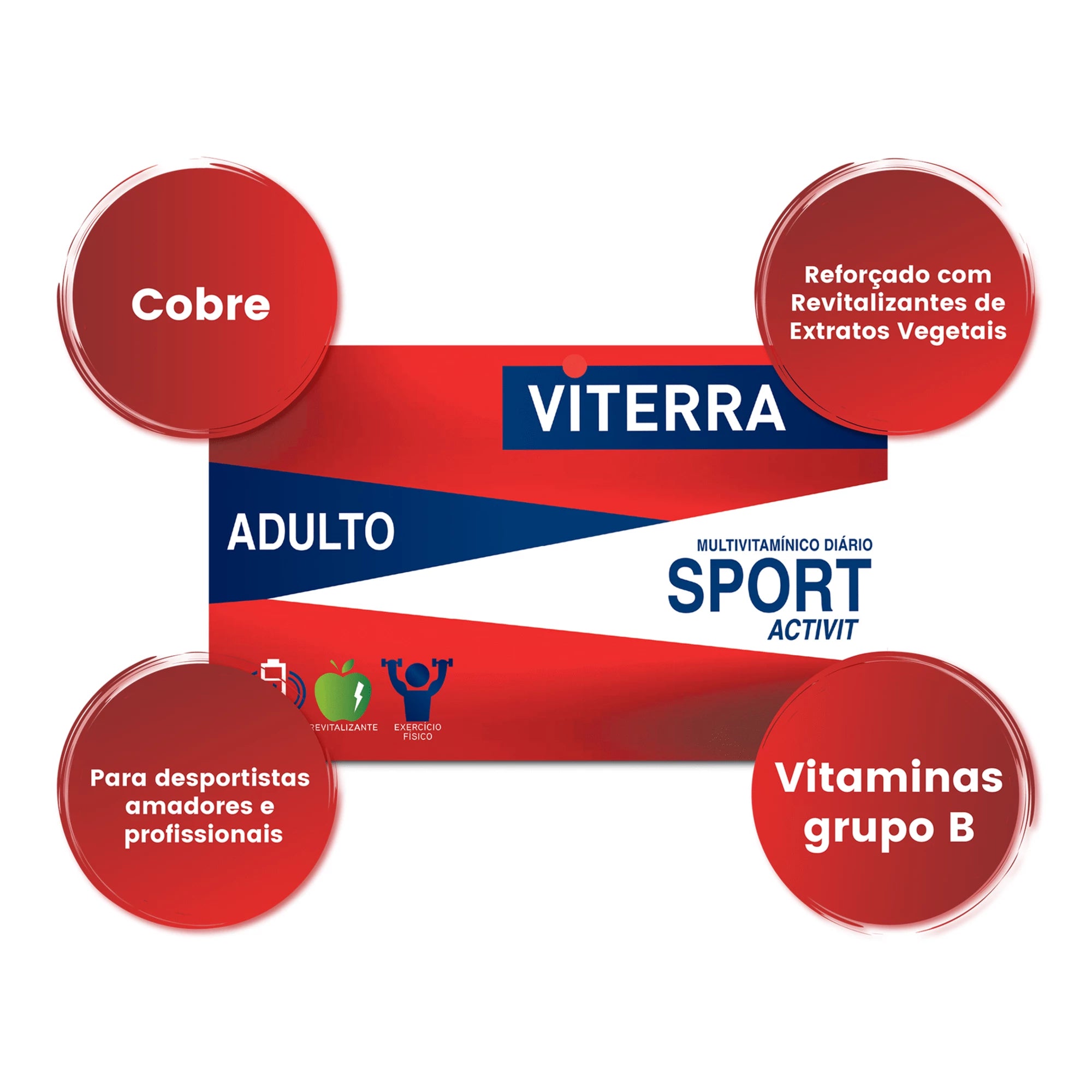 Viterra Sport Activit Adulto 60 Comprimidos - Farmácia Garcia