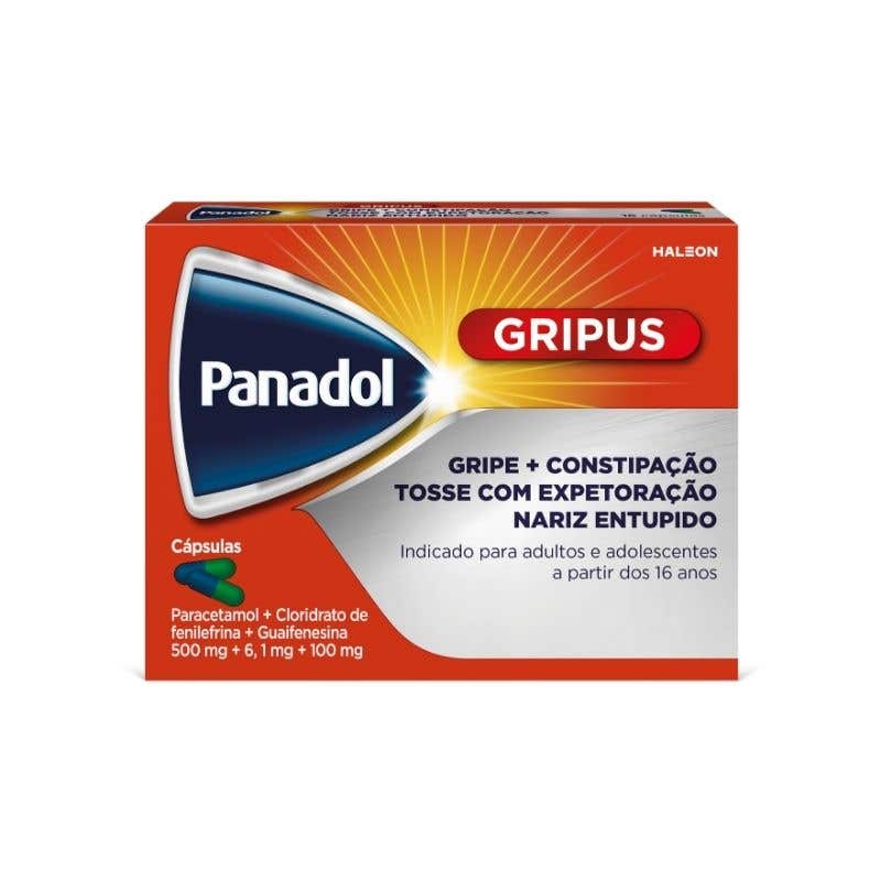 Panadol Gripus 500/6,1/100mg 16 Cápsulas