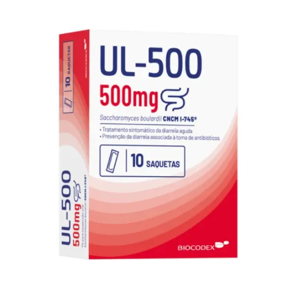 Ul-500 500mg 10 Saquetas Saccharomyces Boulardii
