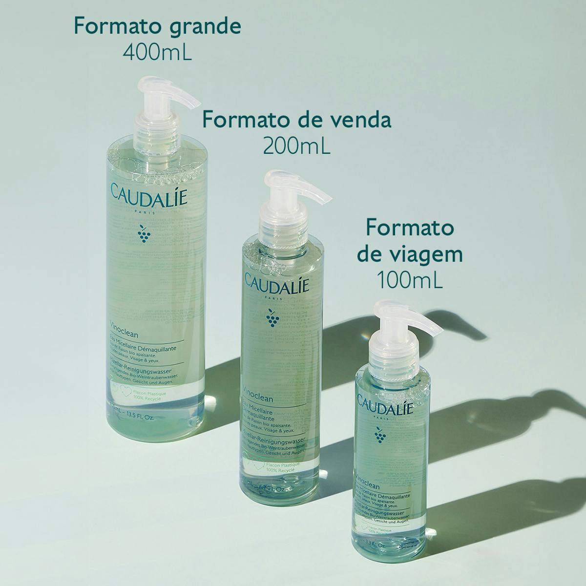 Caudalie Vinoclean Água de Uva Micelar Desmaquilhante 400ml