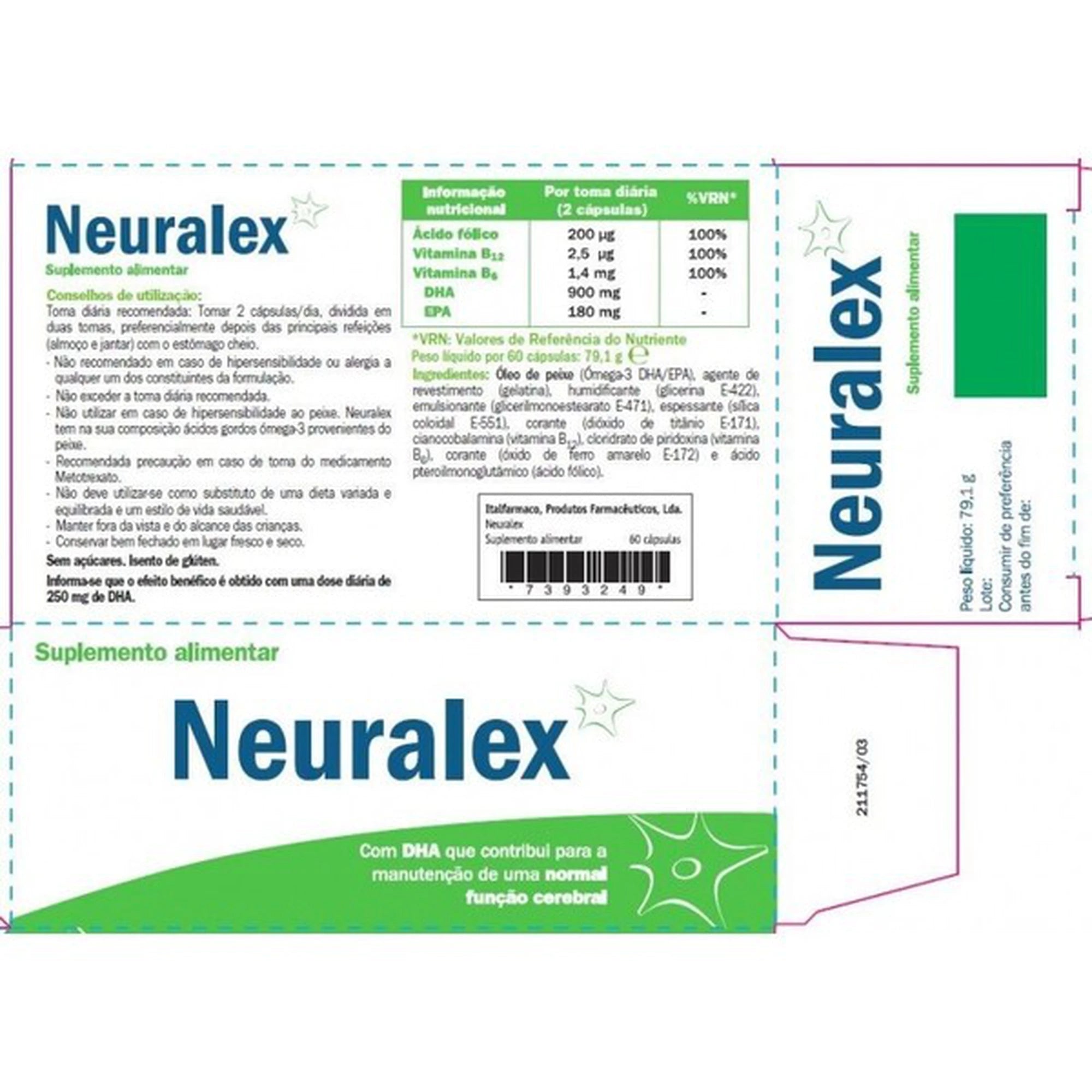 Neuralex 60 Cápsulas