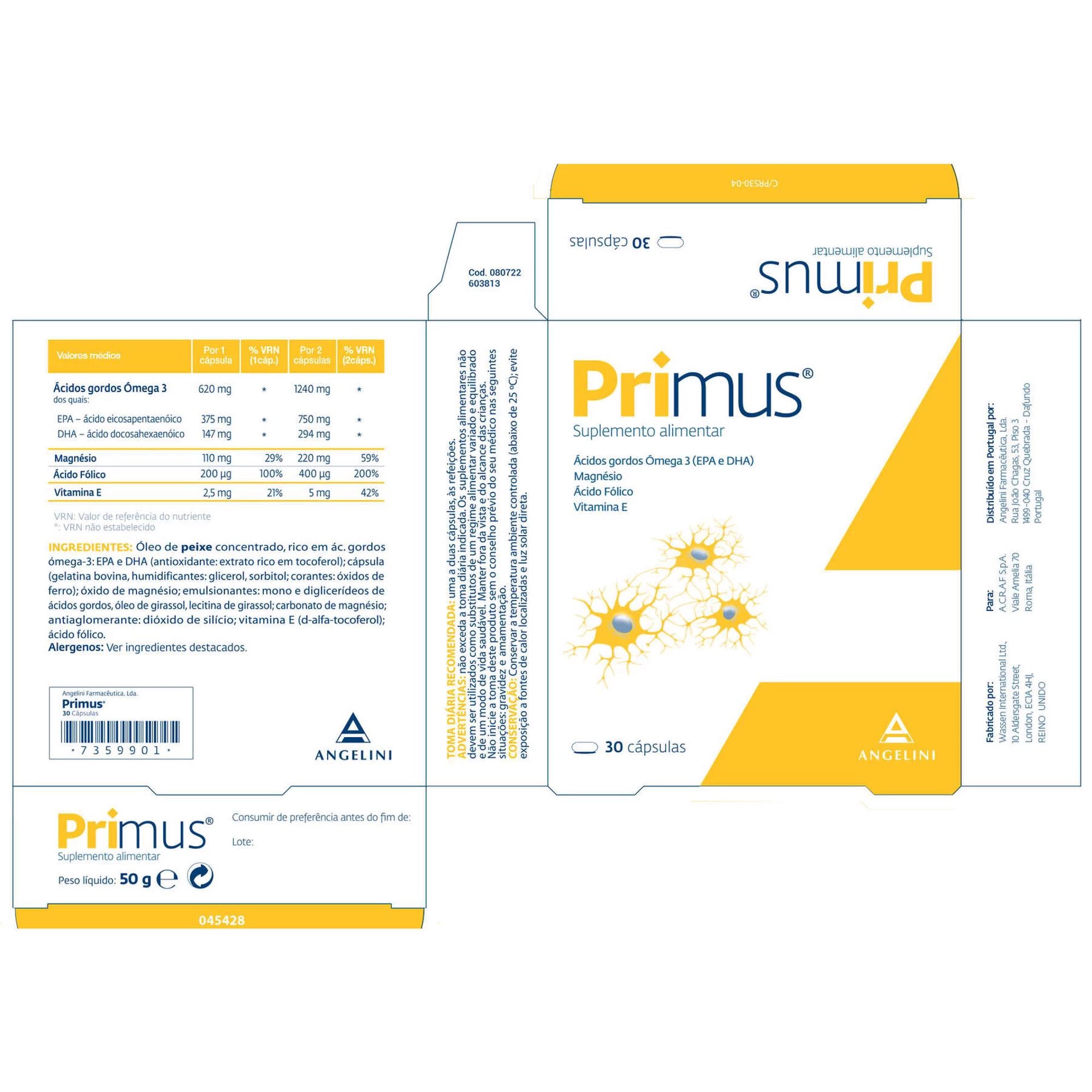 Primus 30 Cápsulas