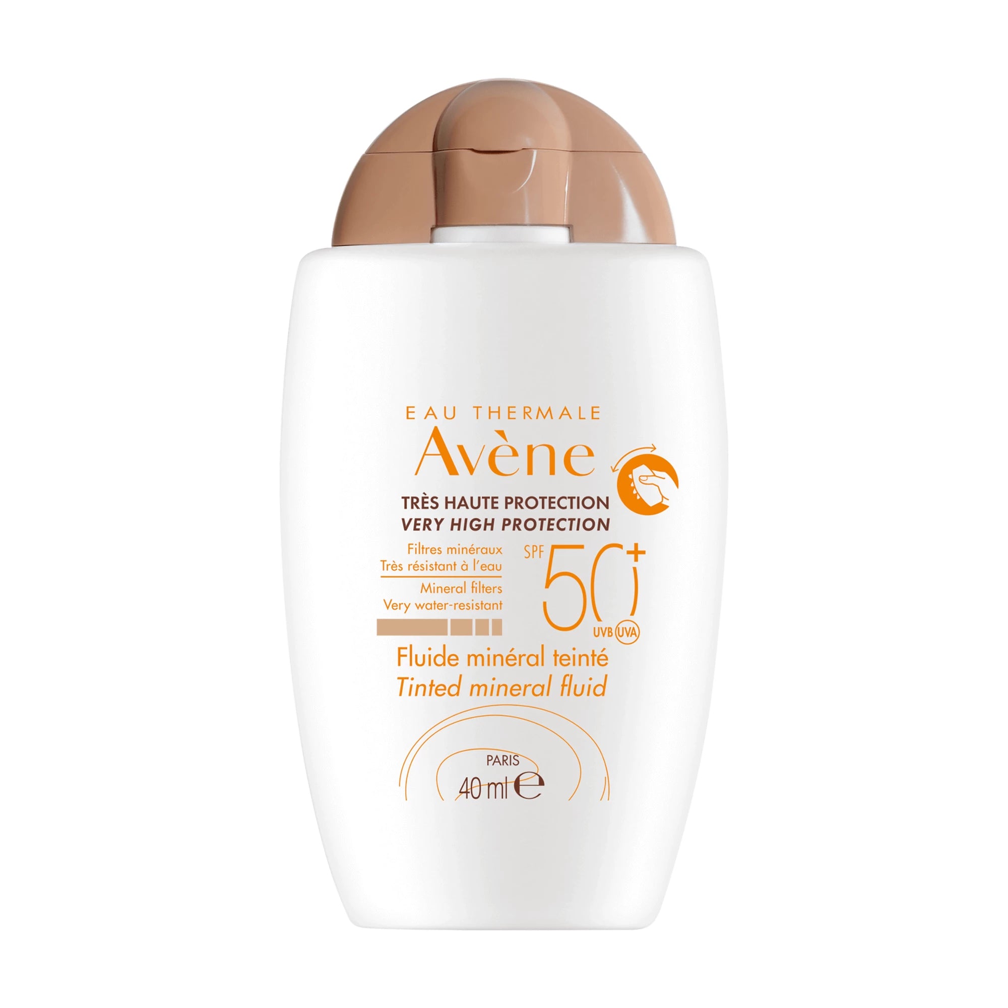 Avène Solar Fluido Mineral c/ Cor SPF 50+ 40ml