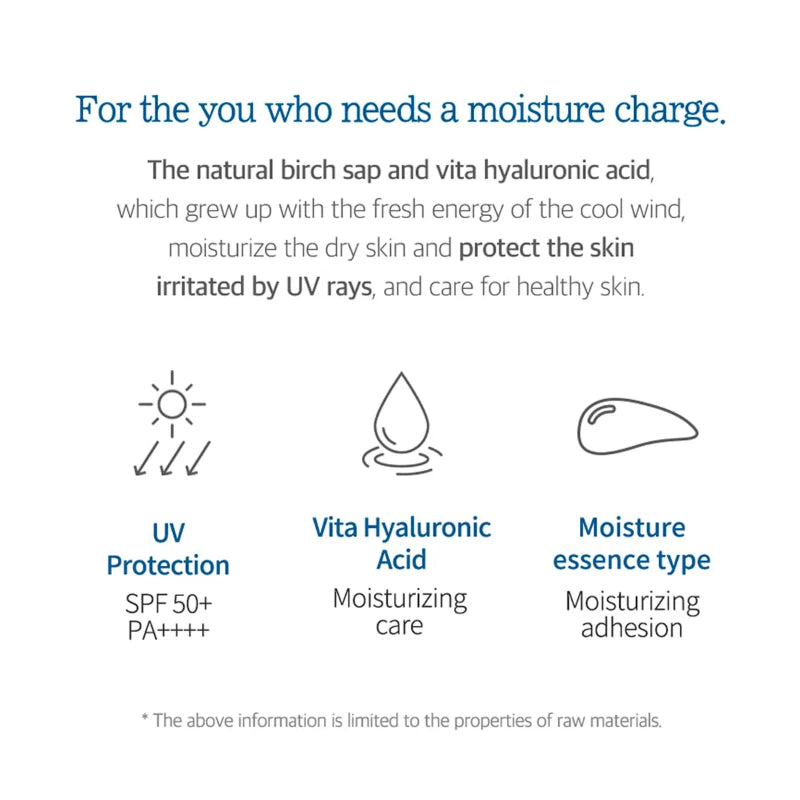 ROUND LAB Birch Juice Moisturizing Sun Cream SPF50+ 50ml