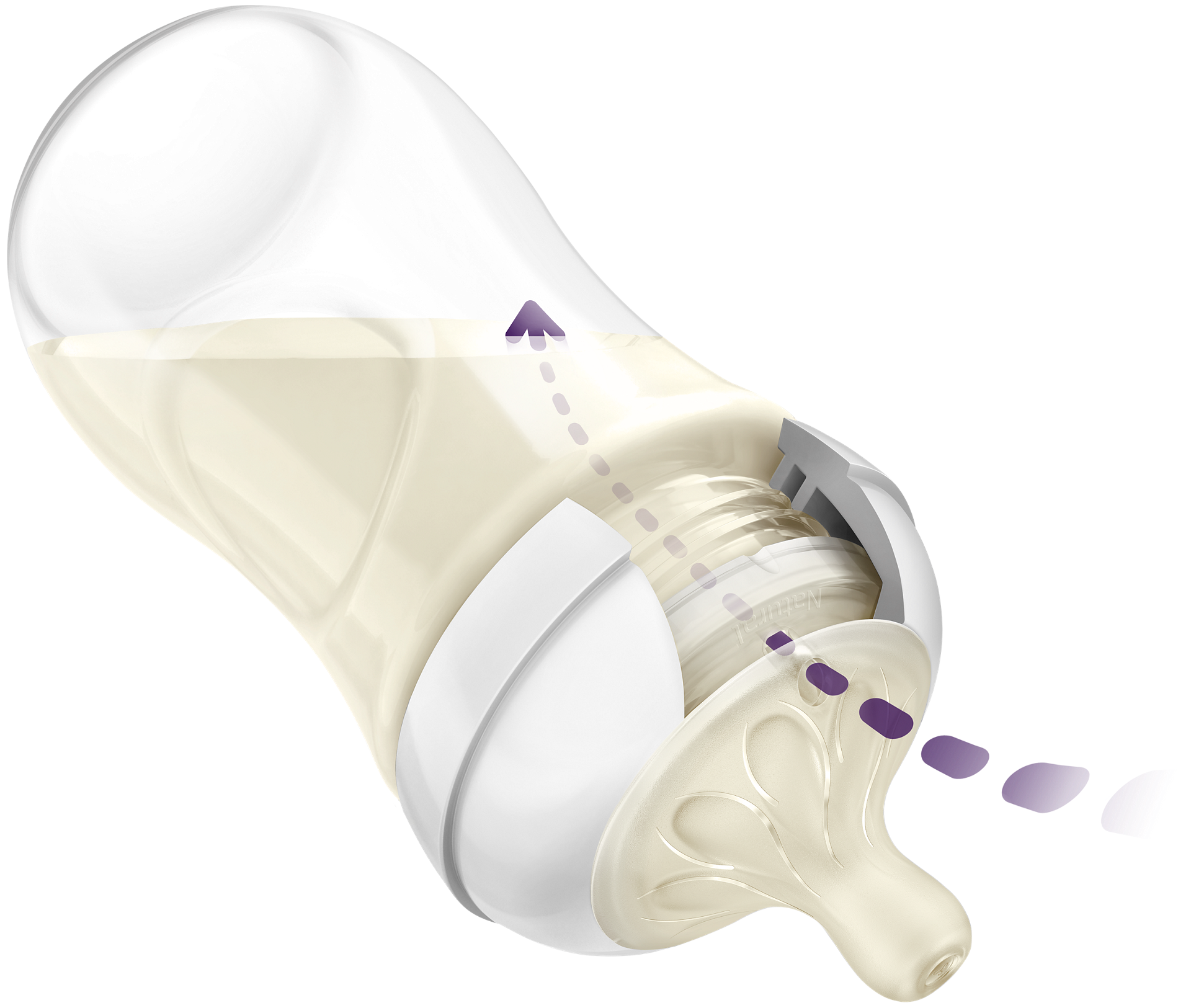 Philips Avent Biberão Natural Response Rosa 260ml - Farmácia Garcia