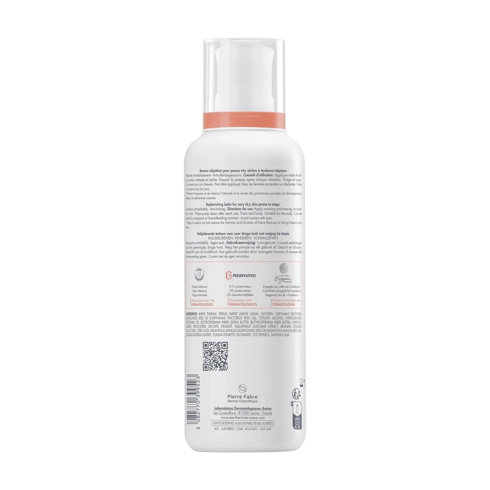 Avène Corpo XeraCalm A.D Bálsamo Relipidante D.E.F.I. 400ml - Farmácia Garcia