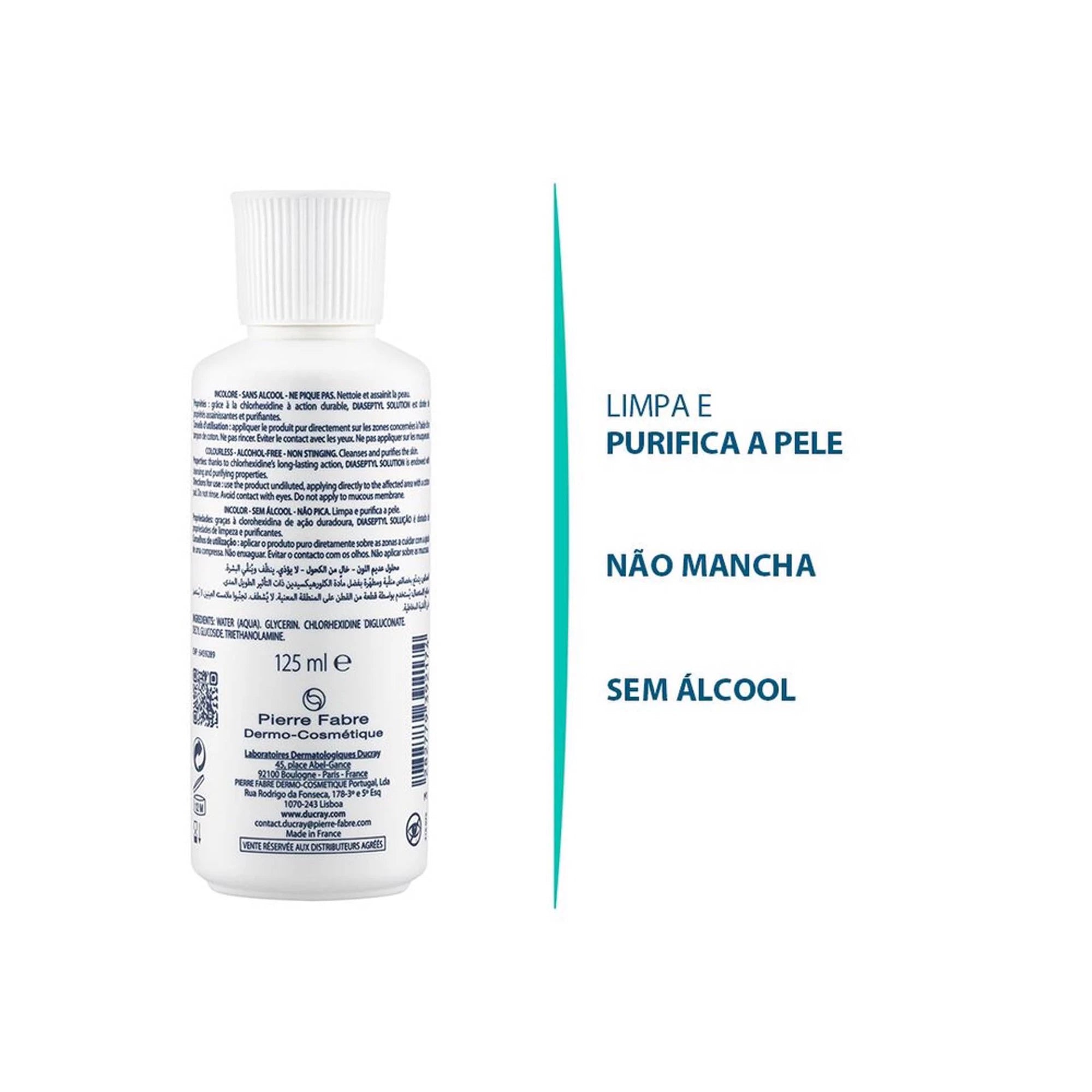 Ducray Diaseptyl Solução 125ml - Farmácia Garcia