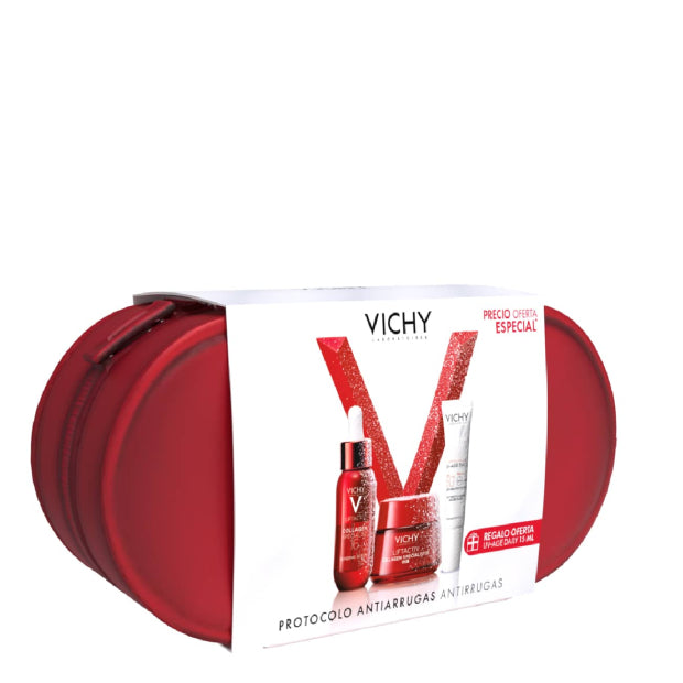 Coffret Vichy Liftactiv Creme Collagen de Dia 50ml + Serum Collagen 30ml - Farmácia Garcia
