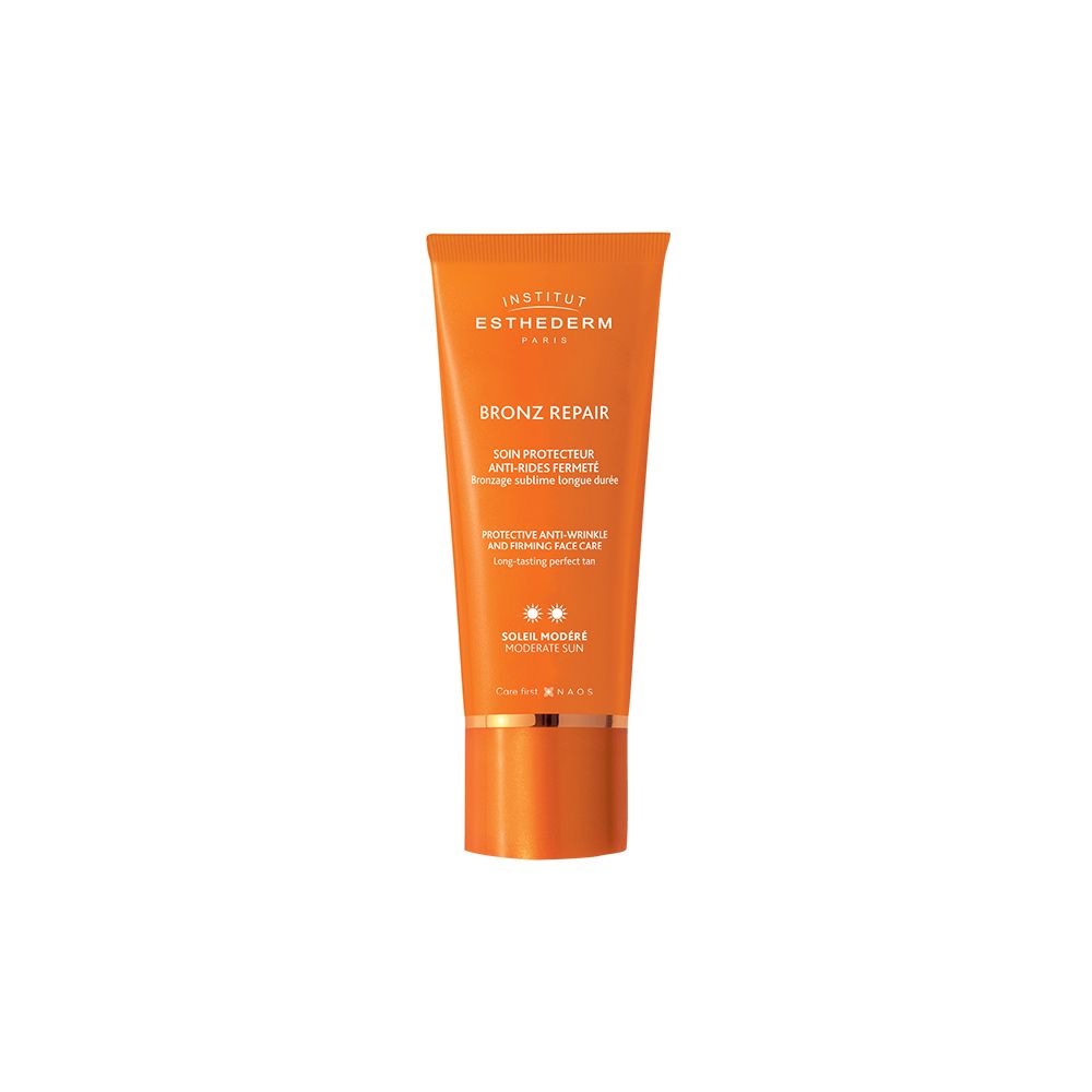 Esthederm Cuidados Solares Bronz Repair Sunkissed Cuidado Protetor Antirrugas E Refirmante Moderado 50ml - Farmácia Garcia