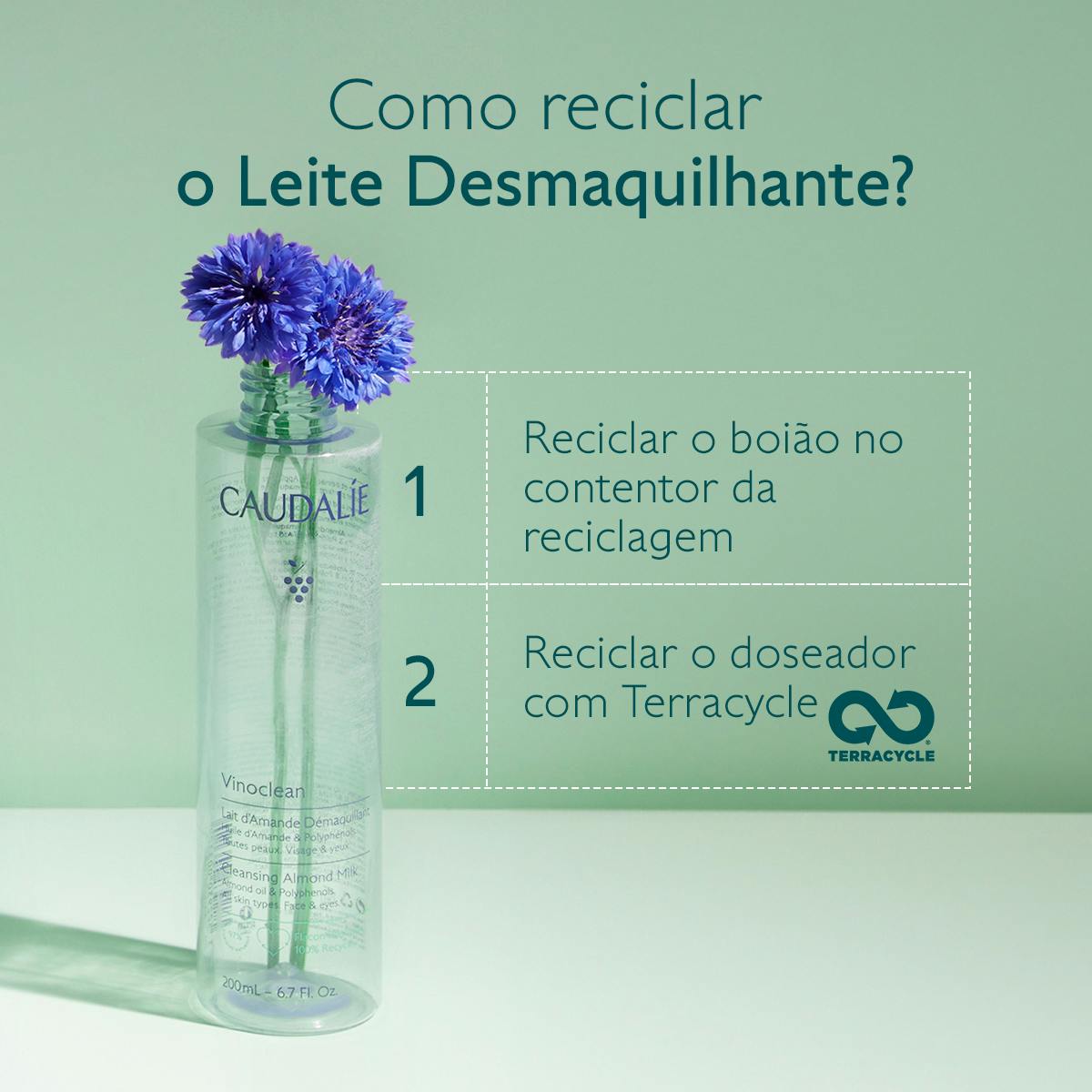 Caudalie Vinoclean Leite de Amêndoas Desmaquilhante 400ml