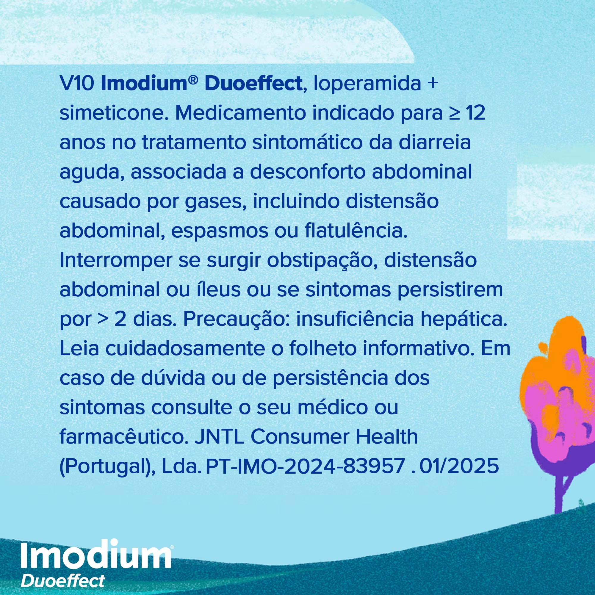 Imodium Duoeffect 12 Comprimidos 2mg+125mg