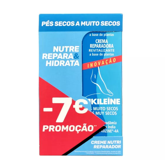 Akileine Creme Nutri Reparador Pés Secos 50ml Pack Duplo - Farmácia Garcia