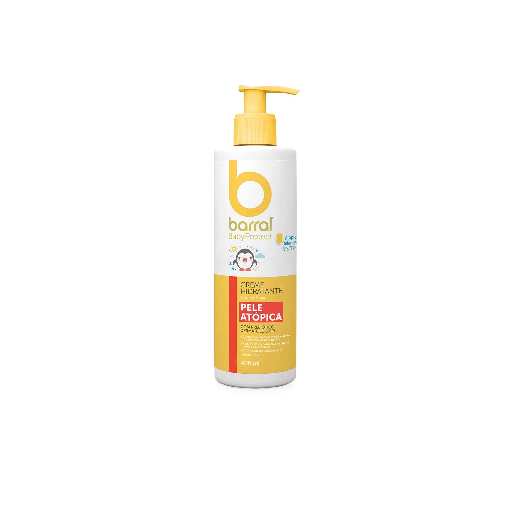 Barral Babyprotec Creme Hidratante Pele Atopica 400ml - Farmácia Garcia
