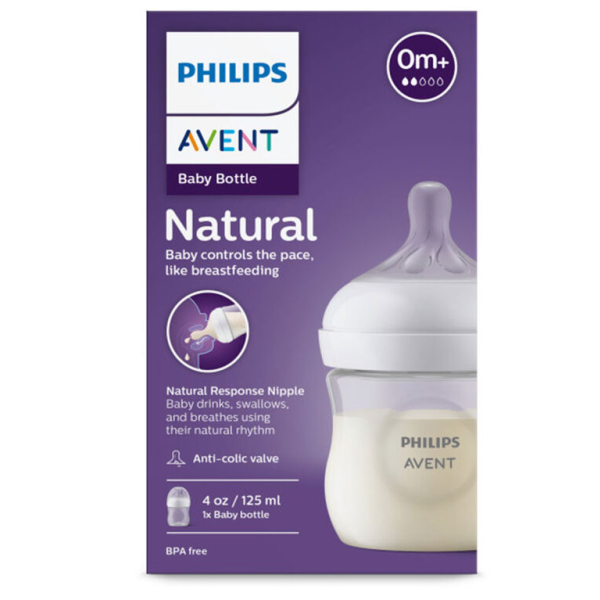 Philips Avent Biberão Natural Response 125ml - Farmácia Garcia