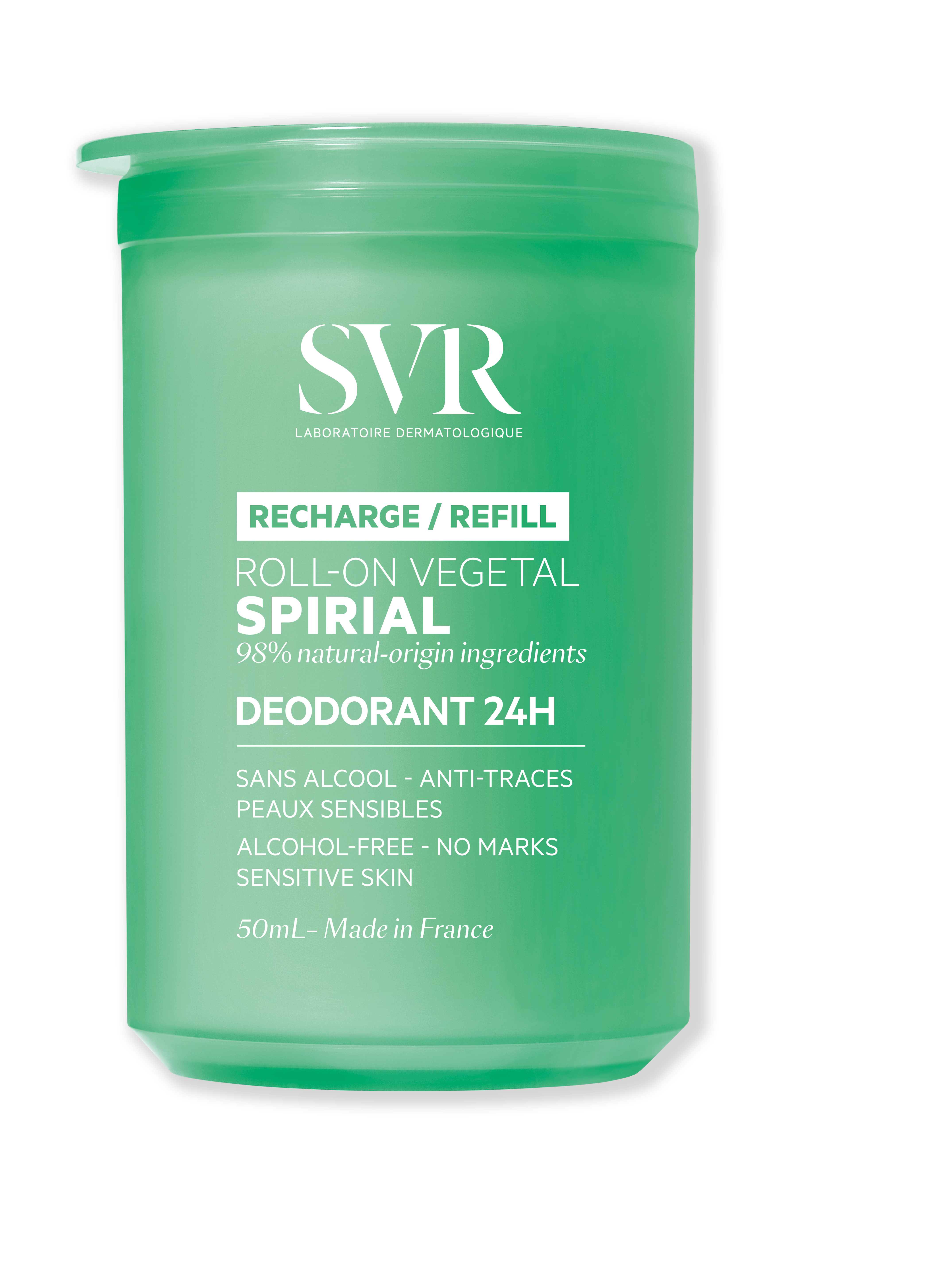 SVR Spirial Roll On Vegetal Recarga 50ml - Farmácia Garcia