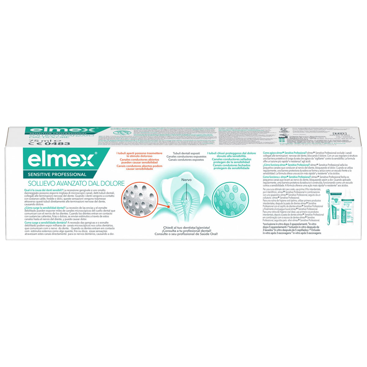 Elmex Sensitive Profissional Pasta Dentífrica 75ml