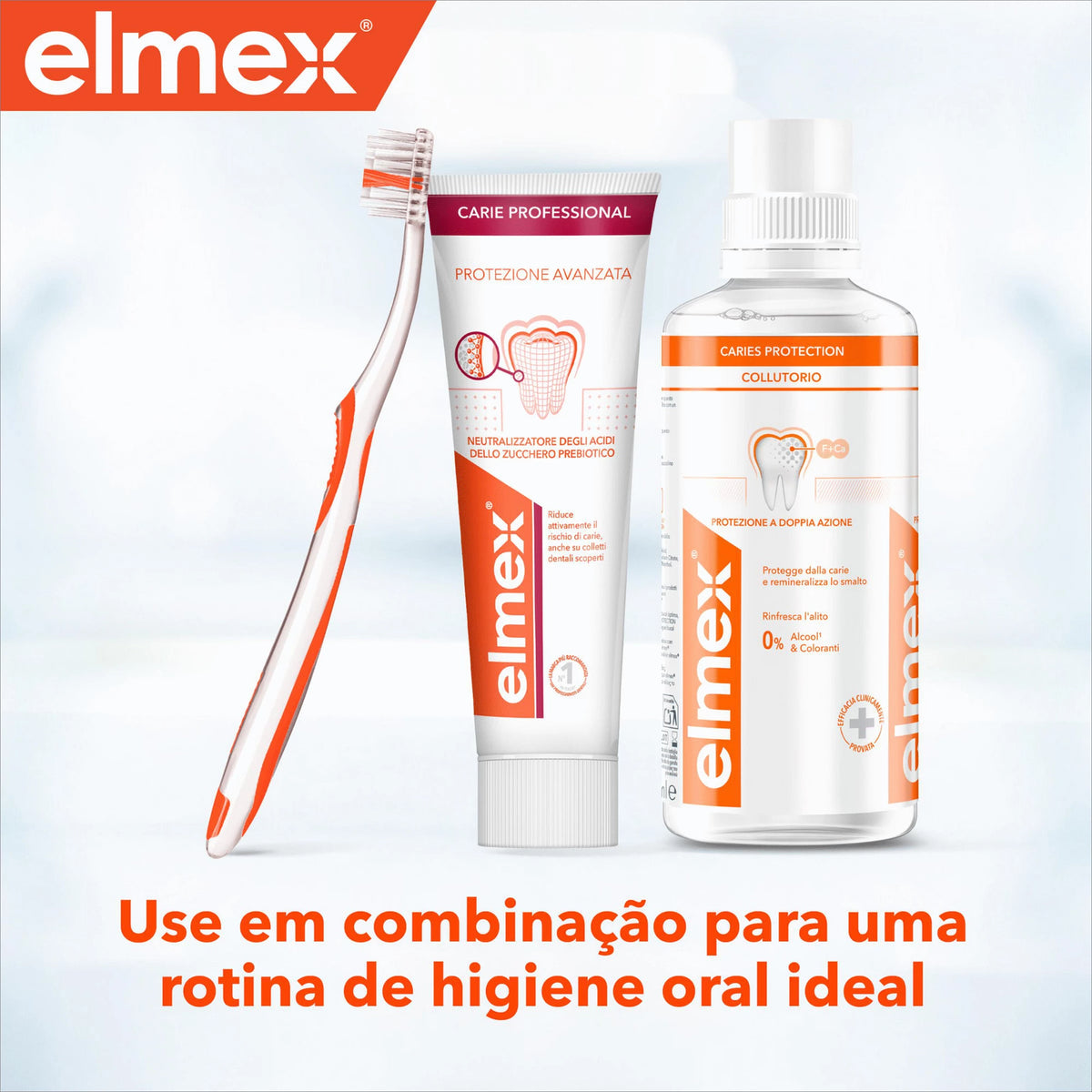 Elmex Proteção Cáries Escova Dentaria Média