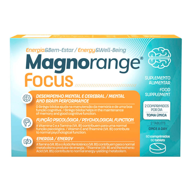 Magnorange Focus 60 Comprimidos - Farmácia Garcia