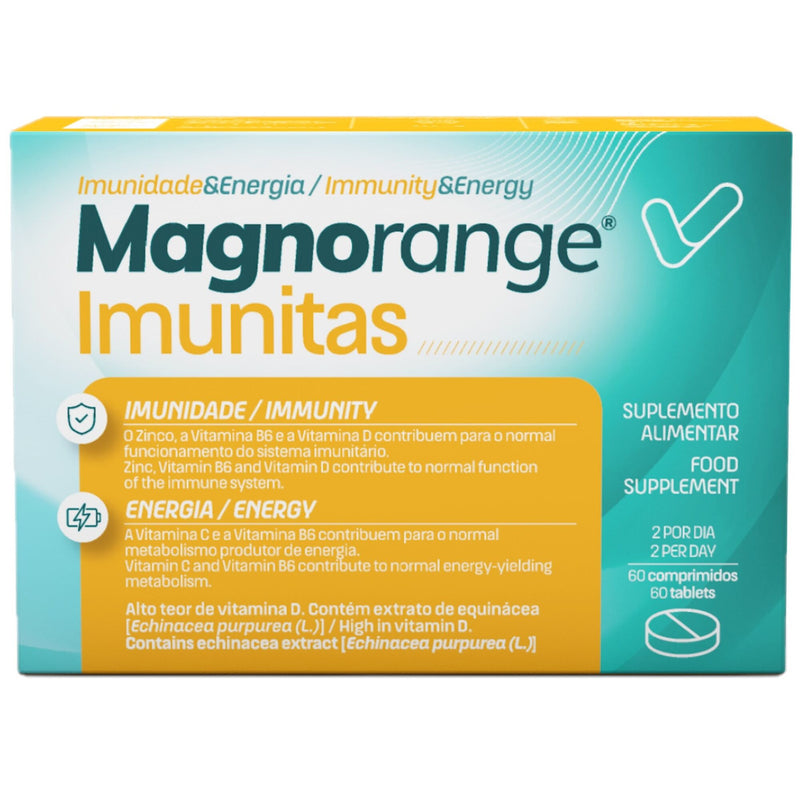 Magnorange Imunitas 60 Comprimidos - Farmácia Garcia