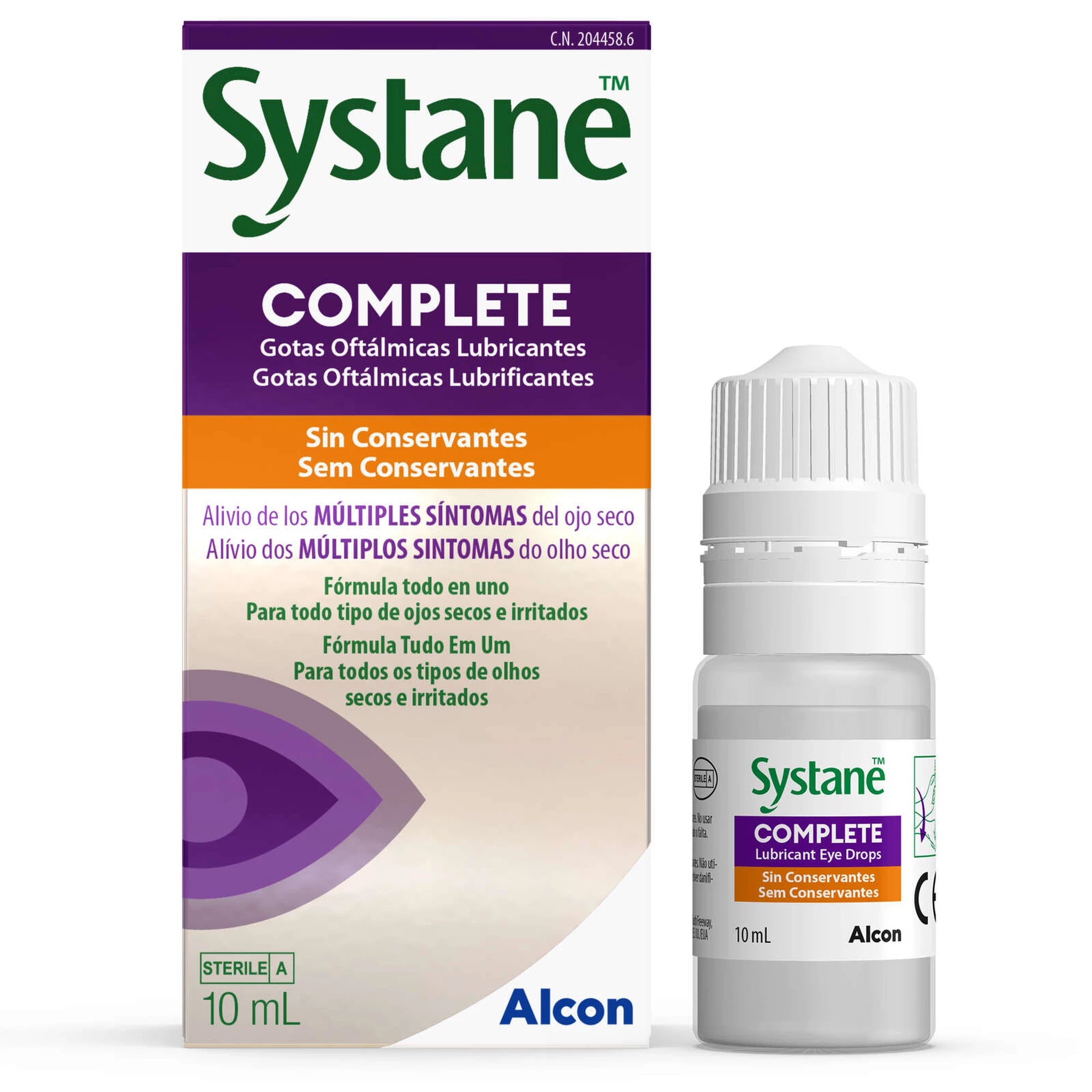 Systane Complete Sem Conservantes Solução Oftalmológica 10ml - Farmácia Garcia