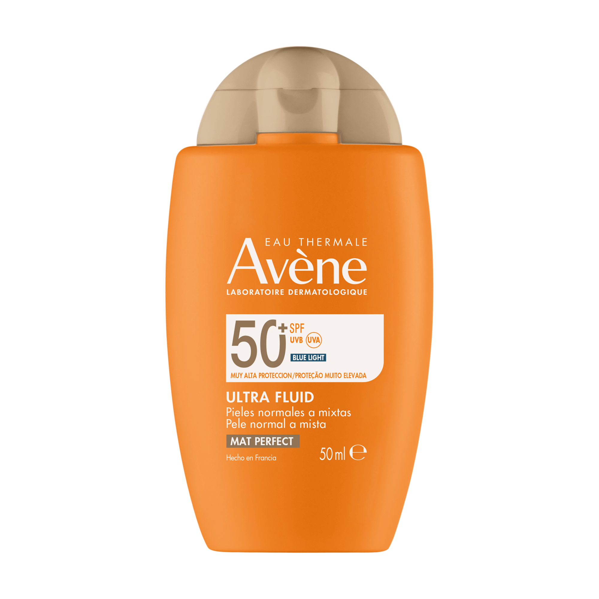 Avène Protetor Solar Mat Perfect Fluído com Cor SPF50+ 50ml - Farmácia Garcia