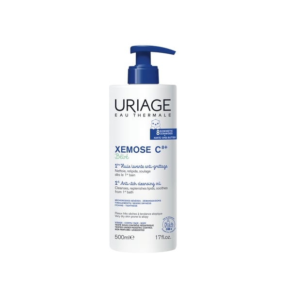 Uriage Bebé Xemose C8+ 1º Óleo Lavante 500ml - Farmácia Garcia